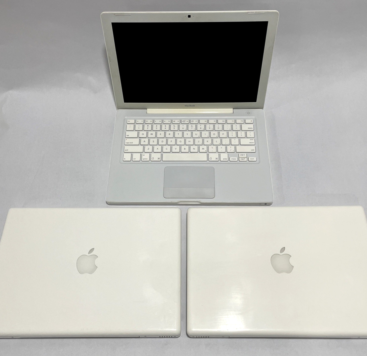 Lot If 3 Apple Mac Book 2006-2008 White Untested