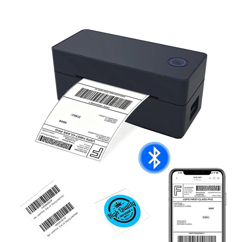 Wireless Bluetooth Thermal Shipping Label Printer