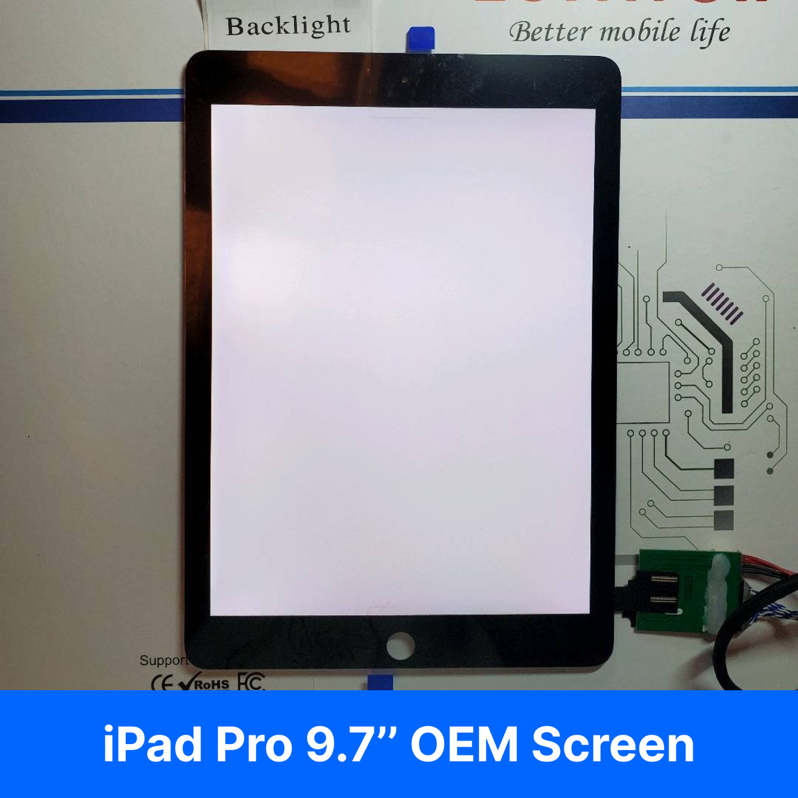 Original OEM iPad Pro 9.7-inch LCD Screen Digitizer A1673 A1674 Grade B/C Tested