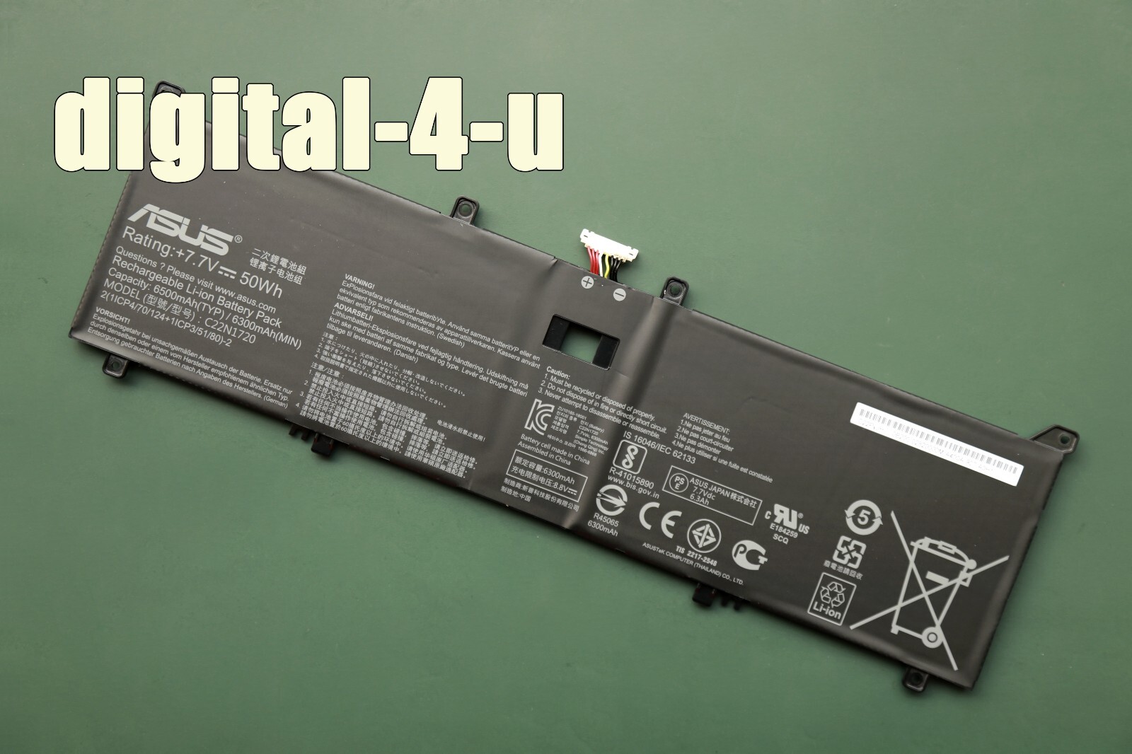 New Genuine C22N1720 Battery for Asus ZenBook S UX391FA UX391UA 0B200-02820000