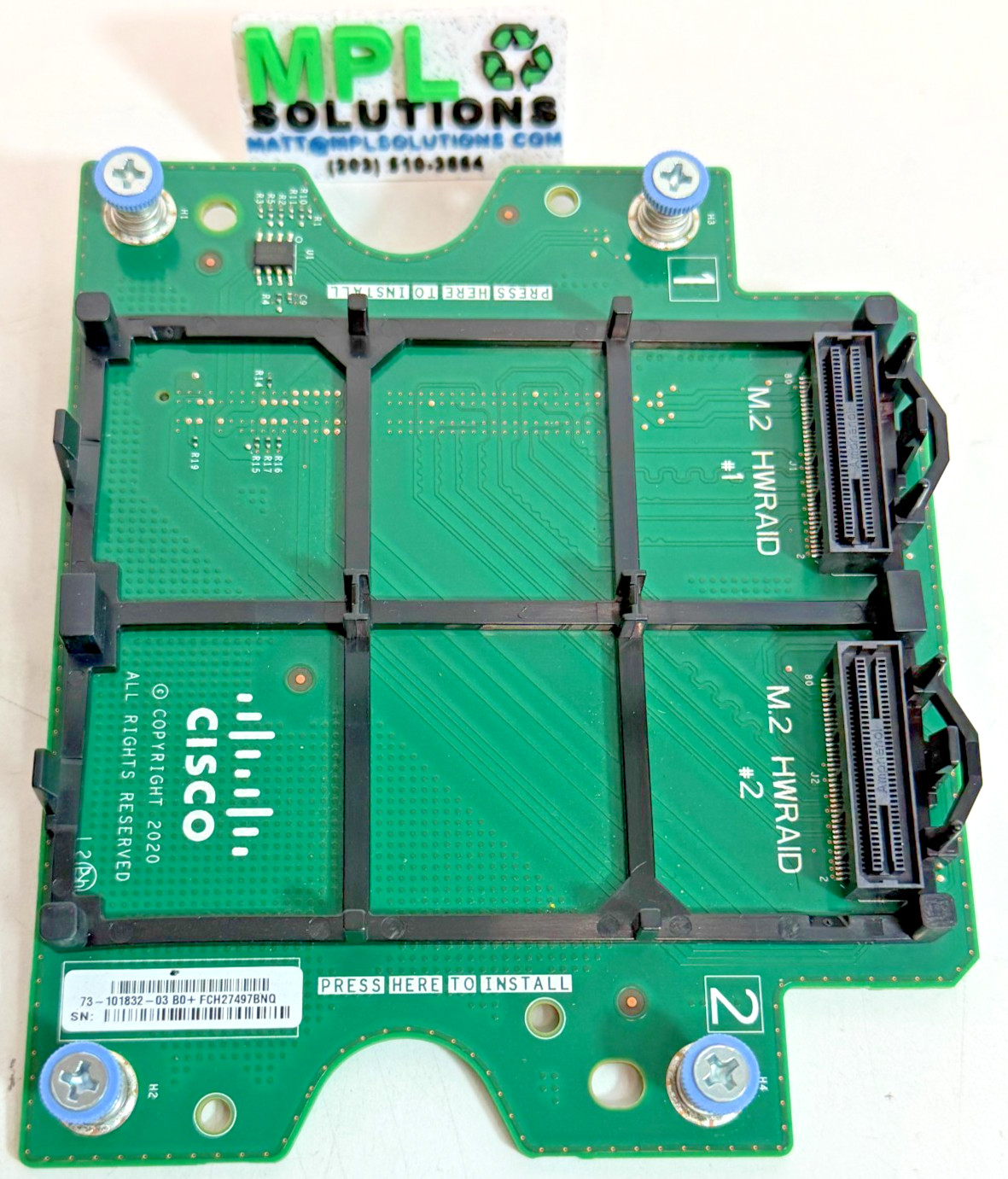 CISCO UCSB-MSTOR-M6 Flexstorage Mini Storage for M.2 (for B200 M6) 73-101832-B0+