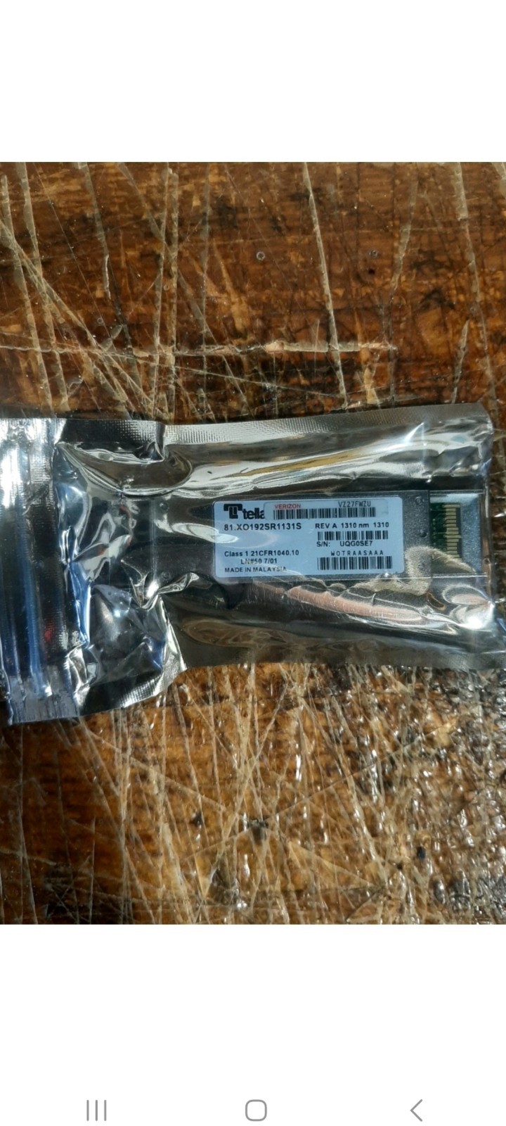 Tellabs | 81.XO192SR1131S | WOTRAASAAA Rev A Transceiver Module