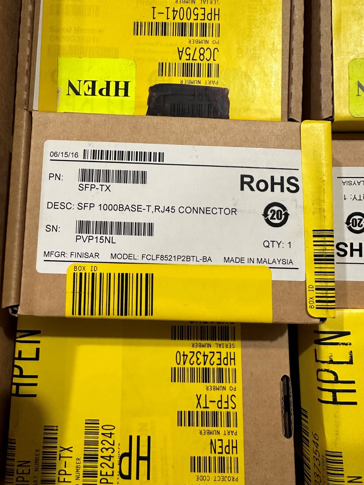FCLF8521P2BTL Finisar SFP-TX 1000Base-T SFP Transceiver  - Brand New Sealed