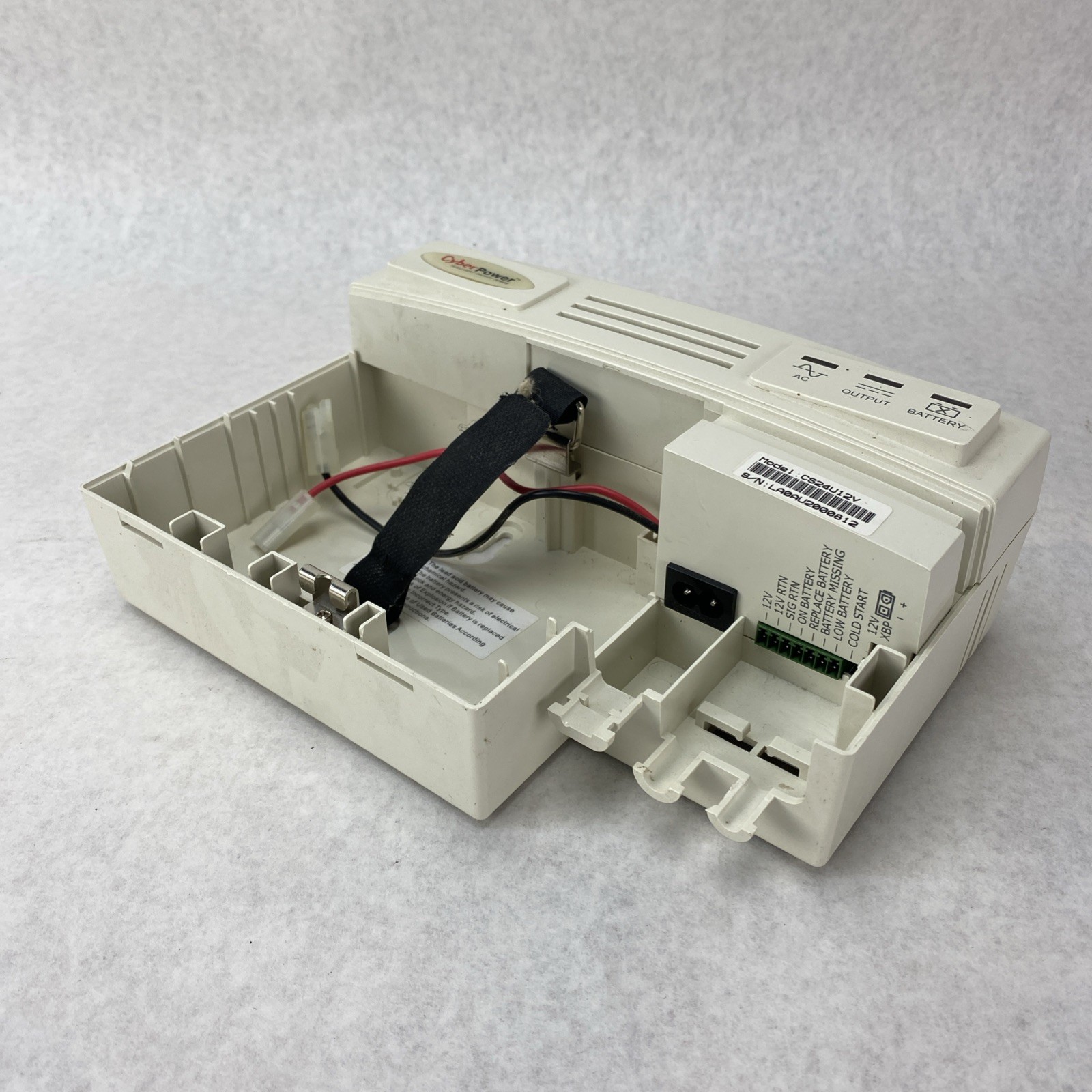 Cyber power CS24U12V Power Supply Power Tested No Battery No battery Cover