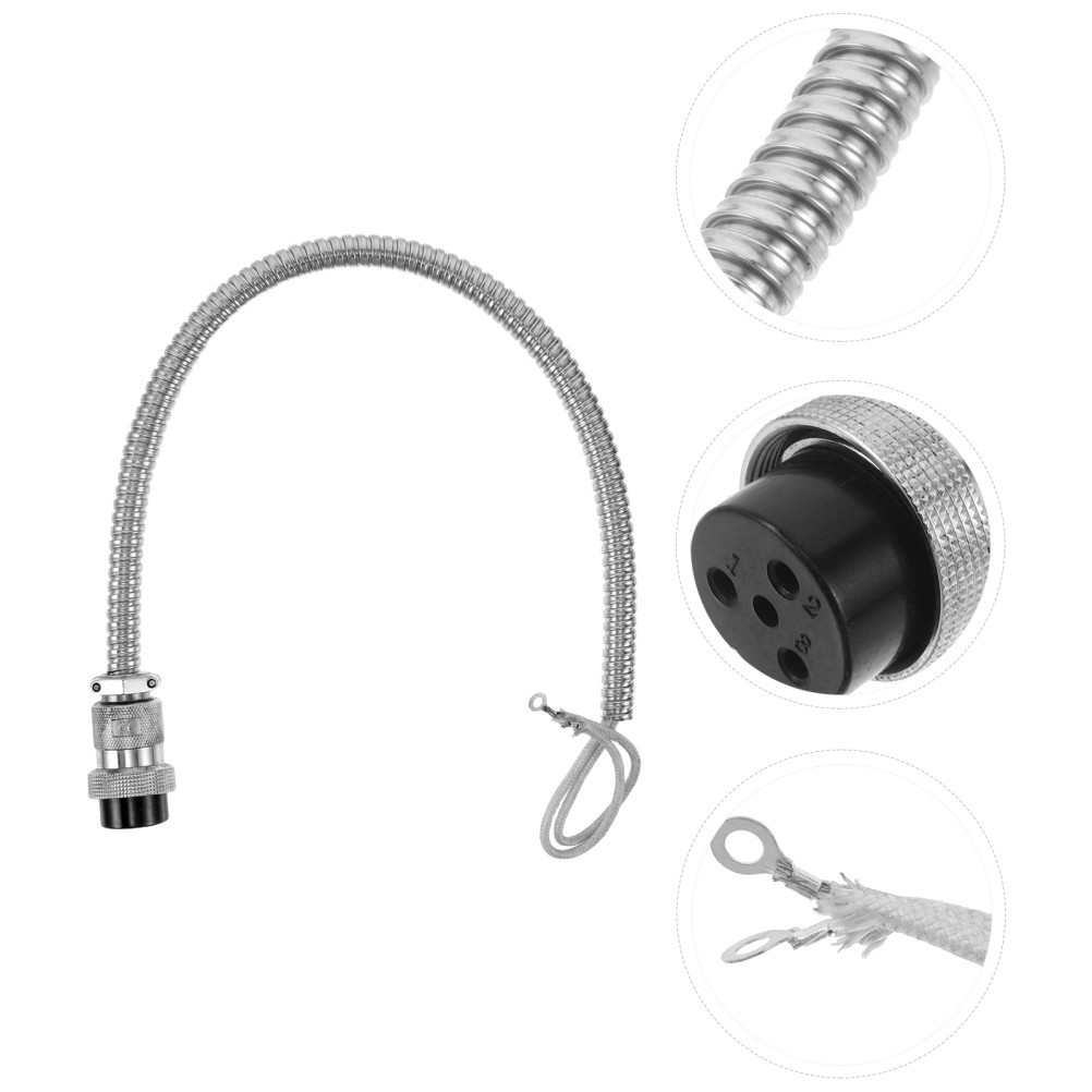 Commercial Popcorn Machine Kettle Wire Silver Metal Power Cord Replacement