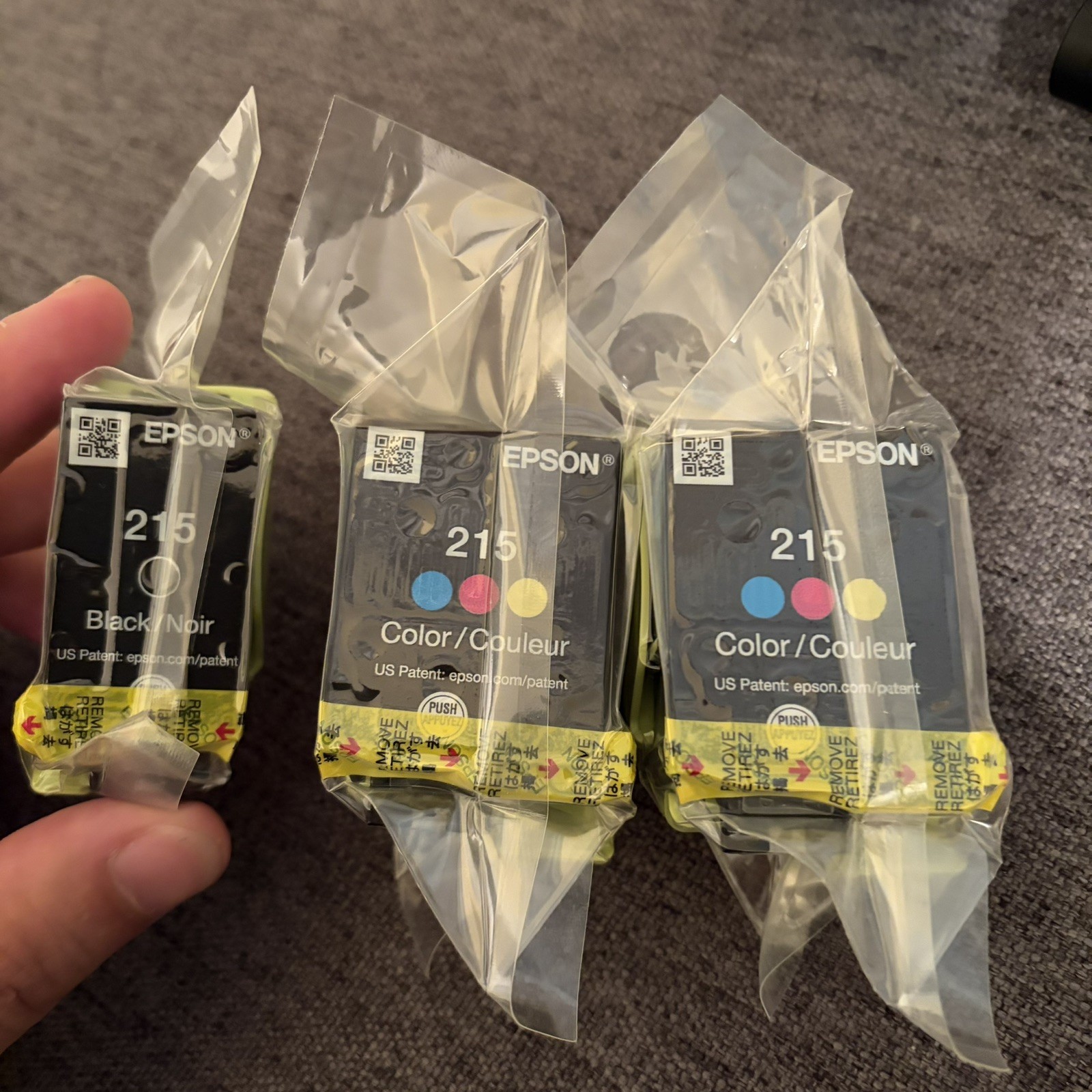 Epson 215 Ink SEALED Black&Colour