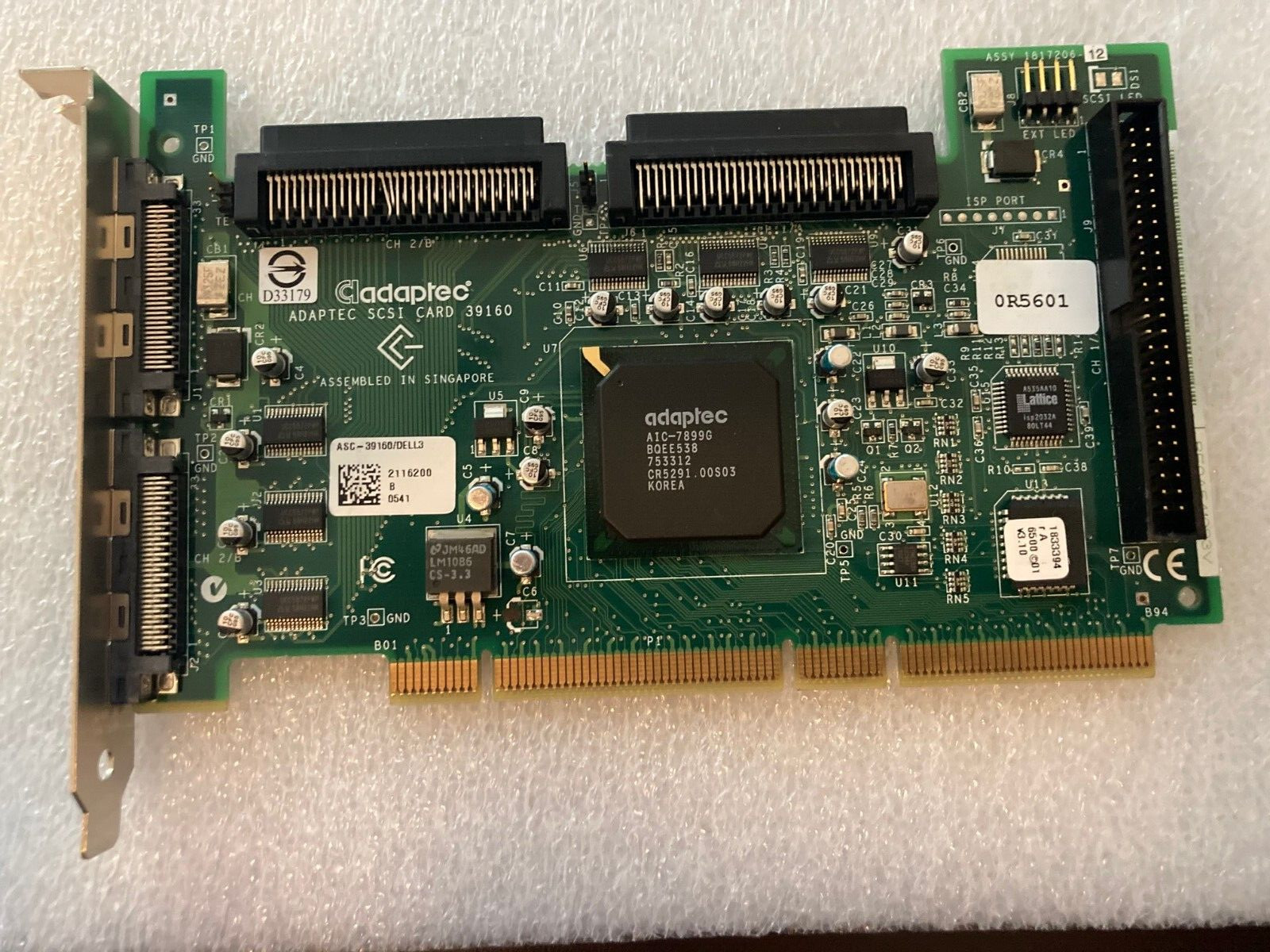 10 PACK of Dell 39160 Adaptec SCSI Card controller ASC 39160 UP601