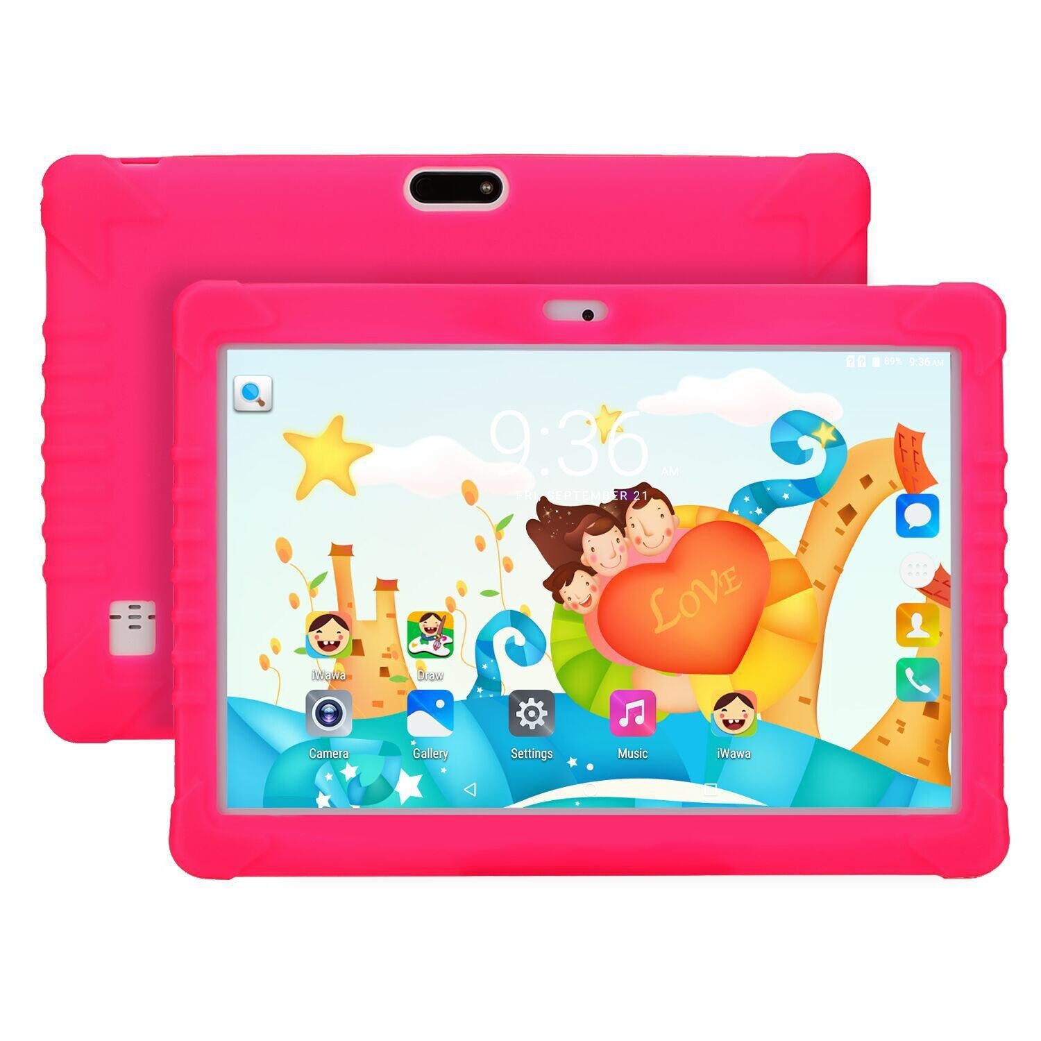 10 inch Kids Tablet PC Android 9 Deca Core Dual Cameras WiFi Bundle Case 64GB