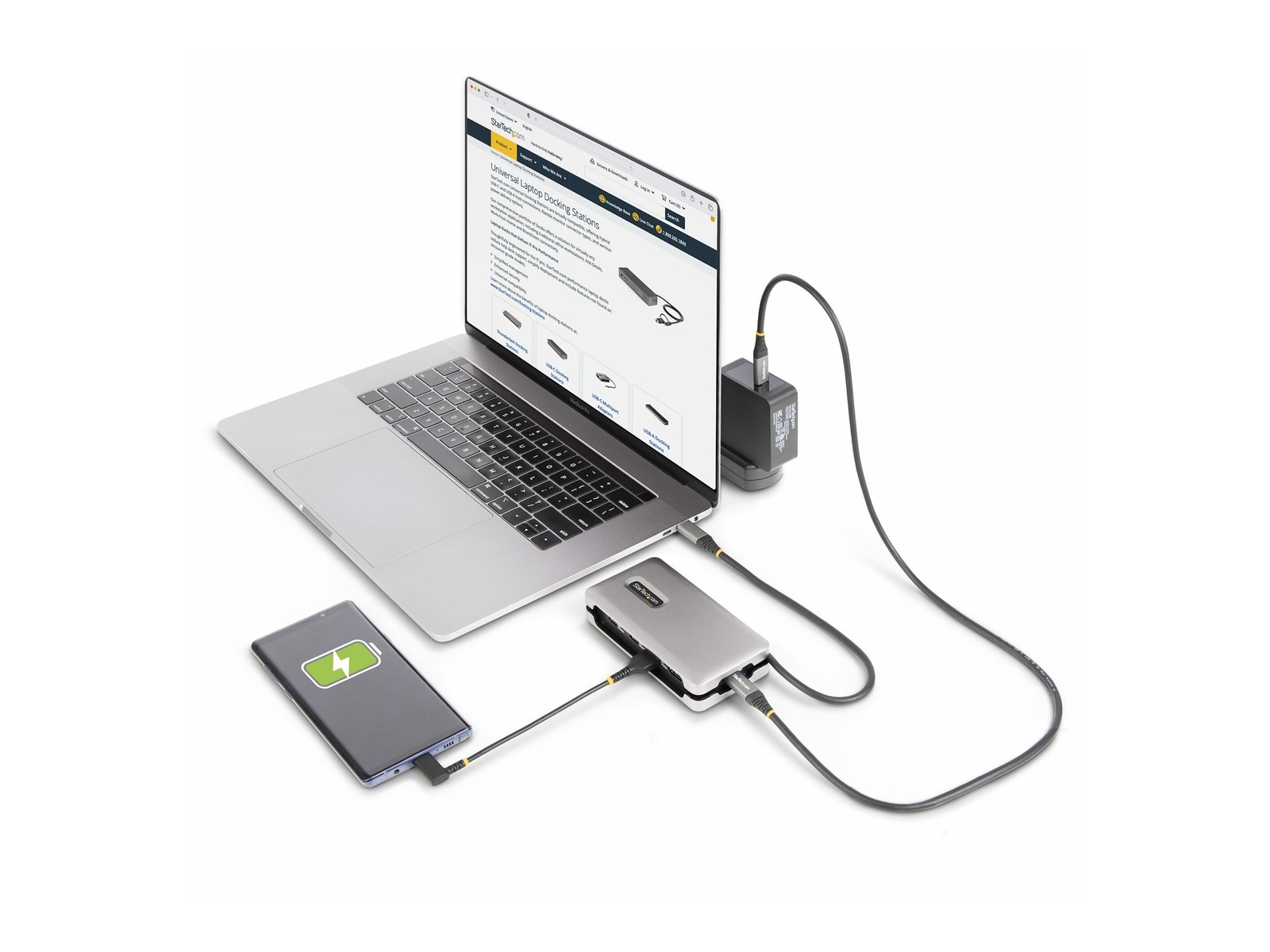 StarTechcom USB-C Multiport Adapter 4K 60Hz HDMI PD DKT31CH2CPD3