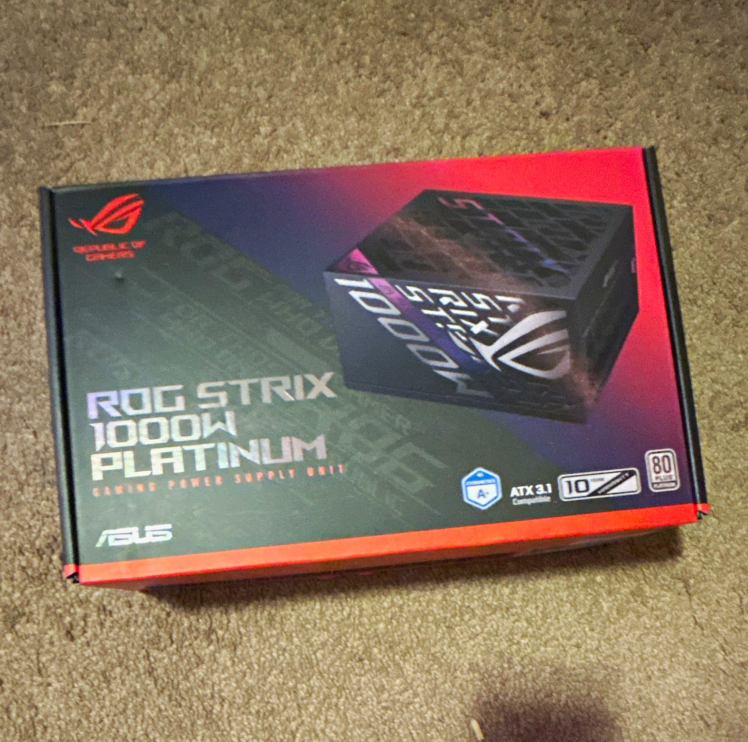 ASUS ROG Strix 1000W Platinum slightly used used power supply