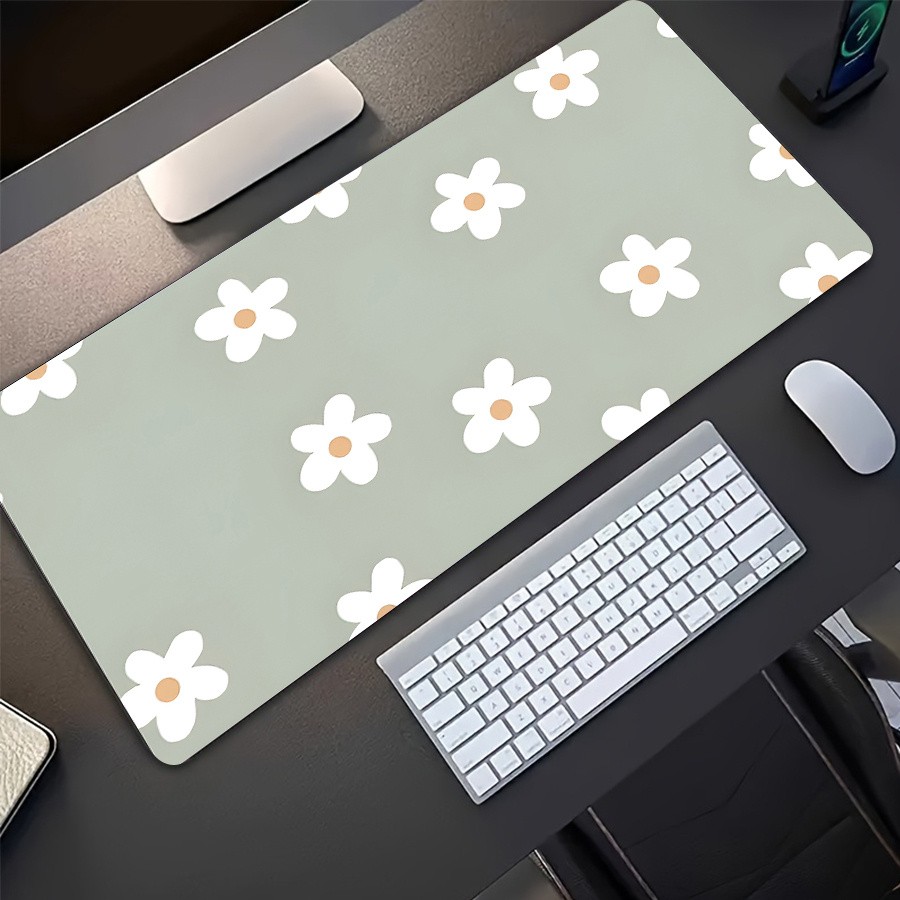1pc 2D Oversized Gaming Mouse Pad Edge Design, Washable and Durable, Suitable