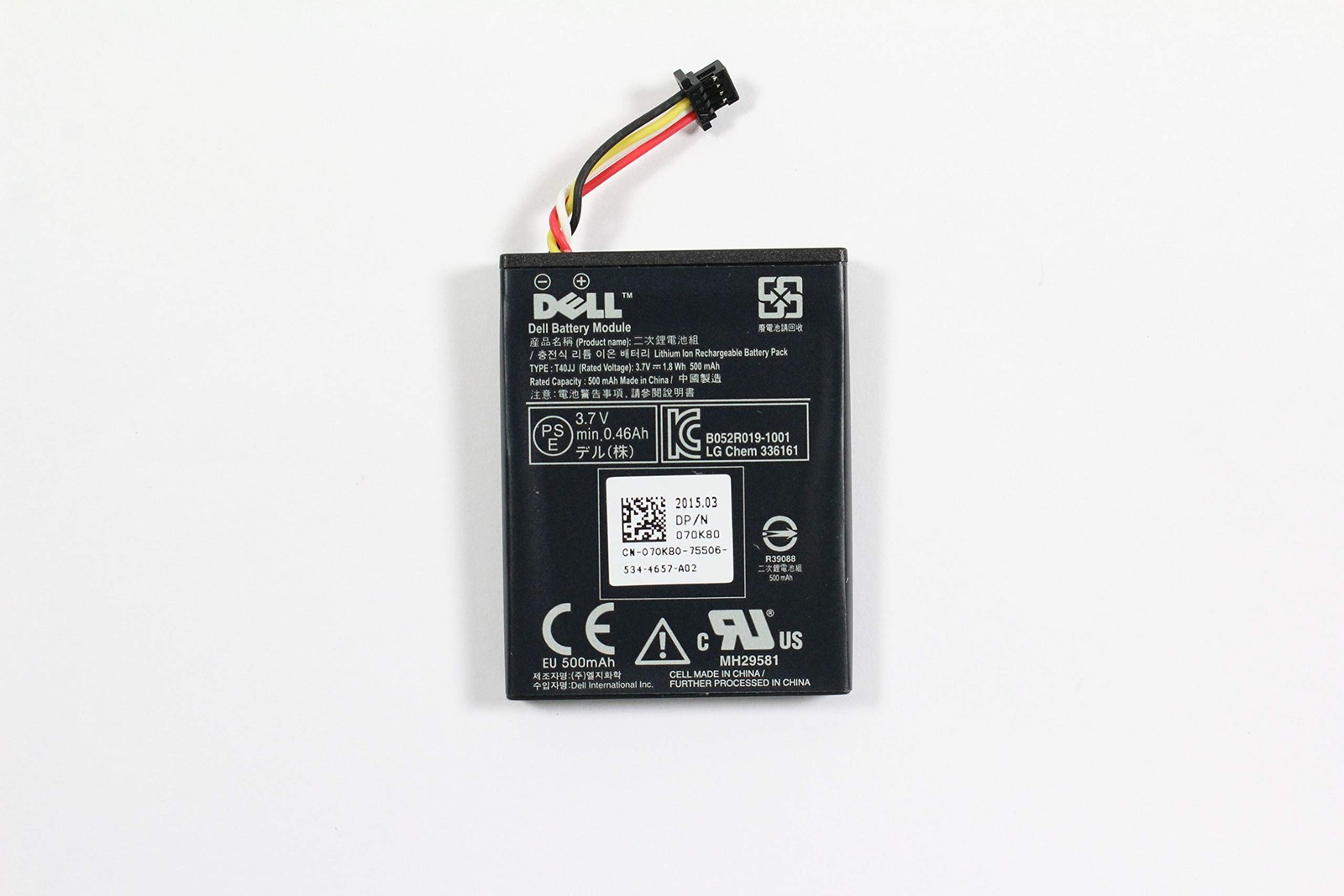 StorageTekPro 70K80 Battery for Dell RAID Controllers