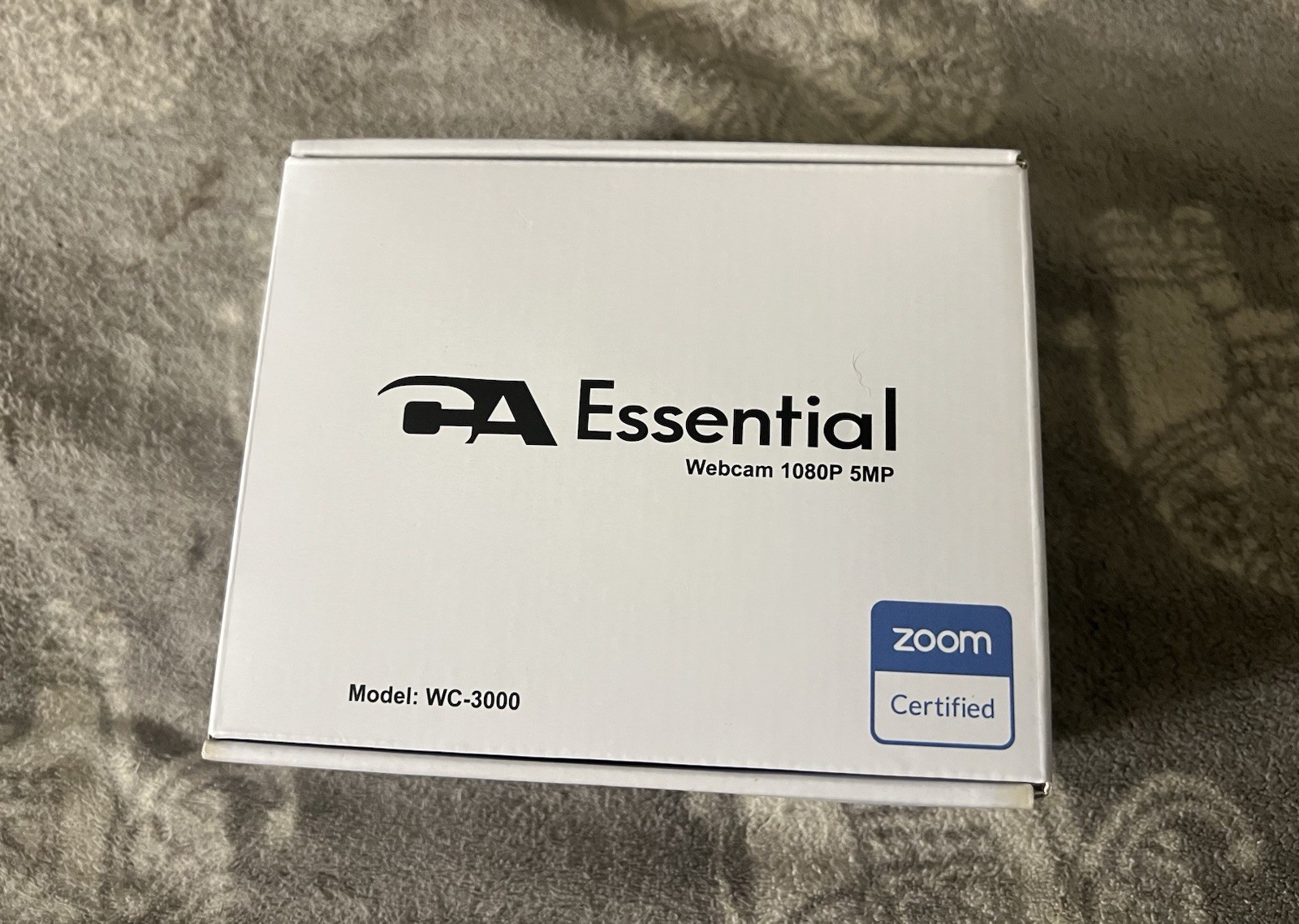 Cyber Acoustics CA Essential Webcam 1080P 5MP WC-3000 Zoom Certified New in Box