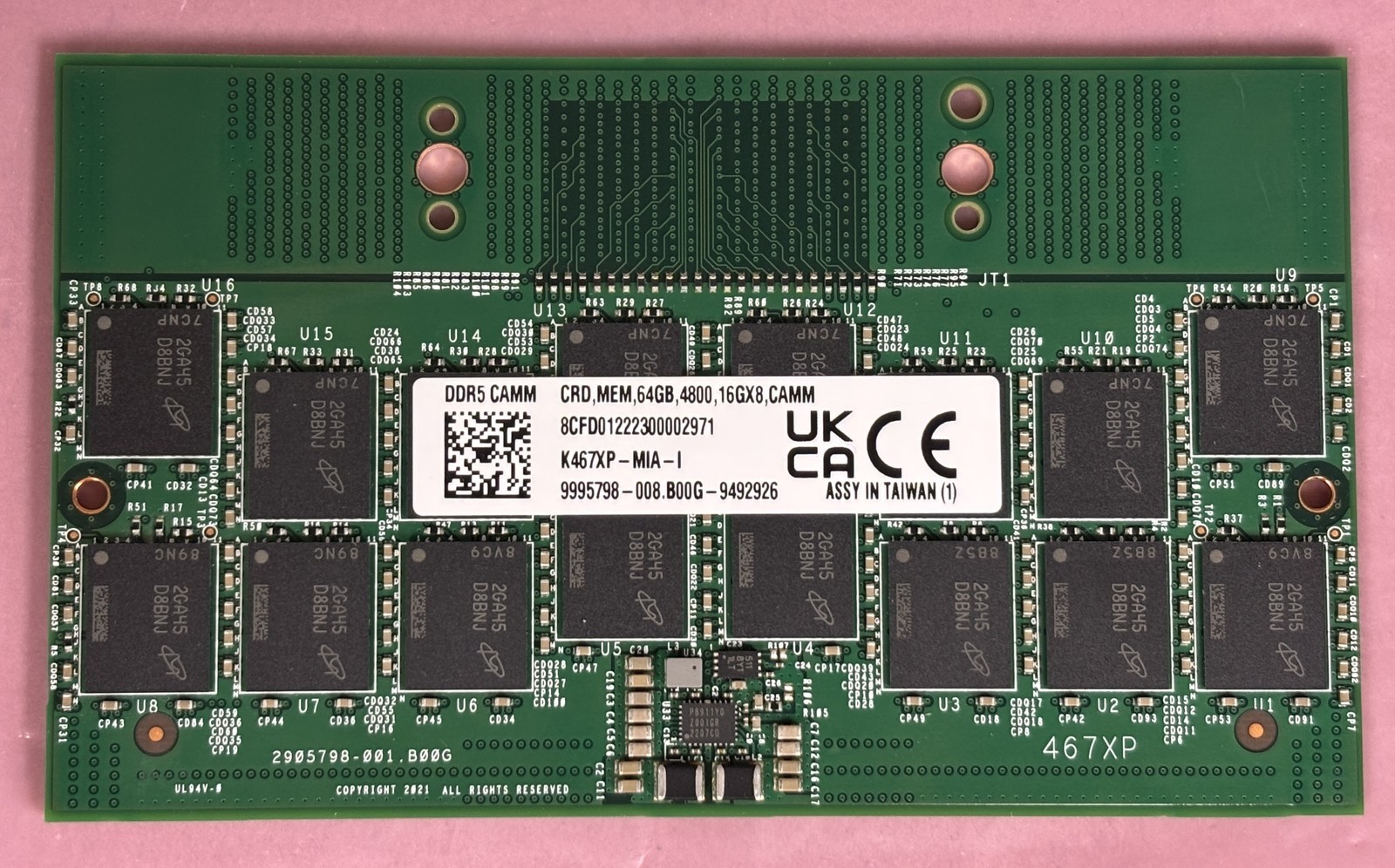 NEW DELL K467XP DDR5 64GB 4800MHz 16Gx8 CAMM RAM Module