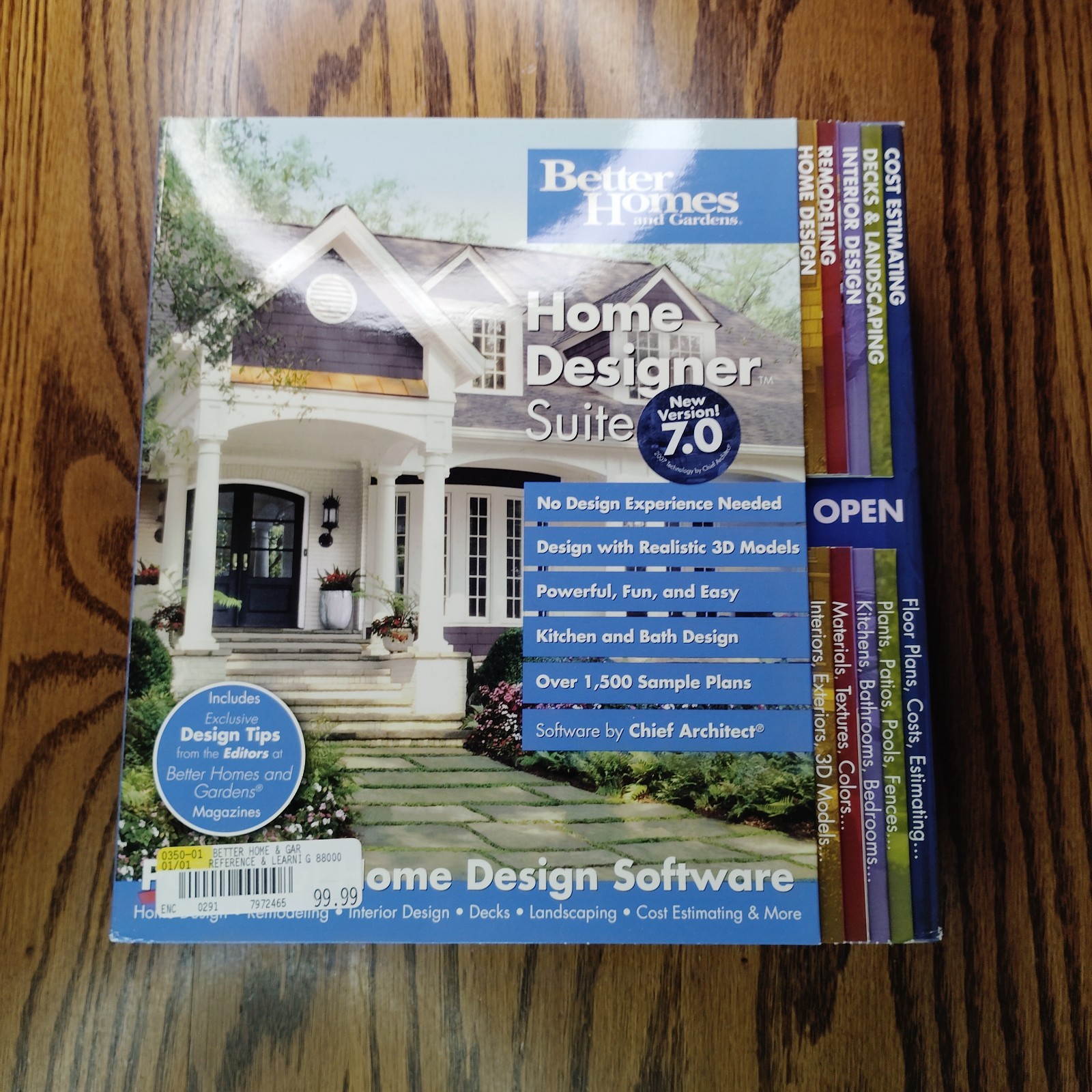 Better Homes & Gardens Home Designer Suite 2006 PC CD Big Box Windows 95 2000 XP