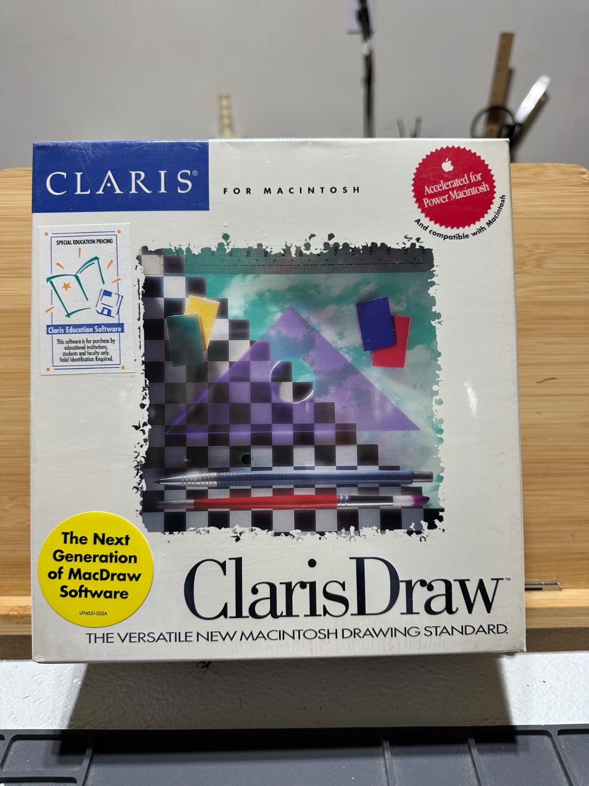 ClarisDraw Vector Drawing Graphics Application Software Macintosh NOS