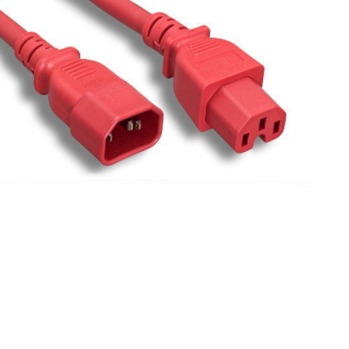 8 Ft Red Power Cable for Cisco Catalyst 9200 9300 9500 9600 Switches Jumper Cord