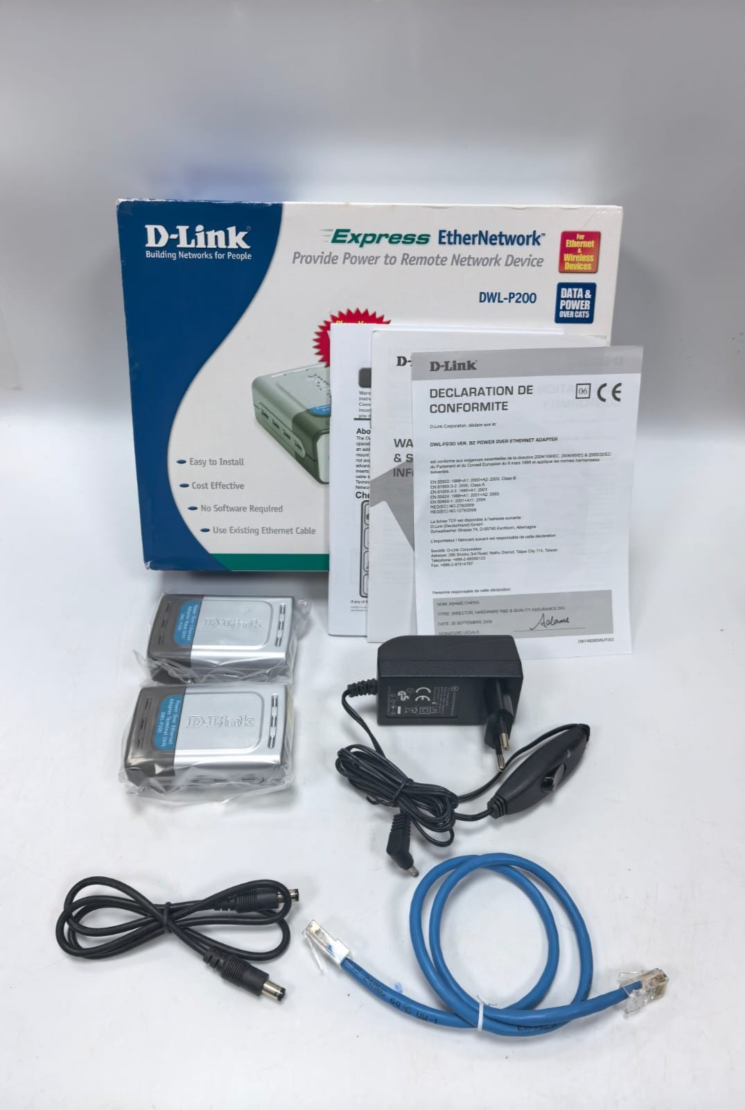 D-LINK DWL-P200 POWER OVER ETHERNET ADAPTER 