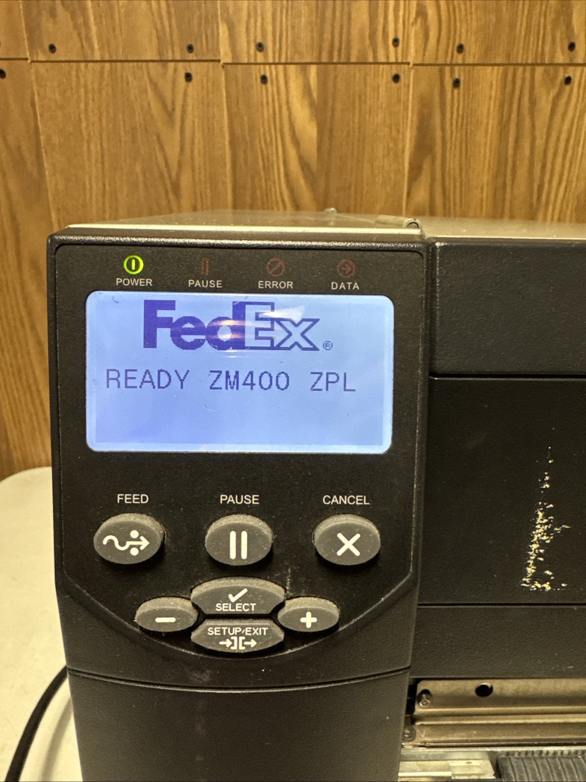 Zebra ZM400 Industrial Label Printer 🖨️ Tested Working USB Serial Parallel