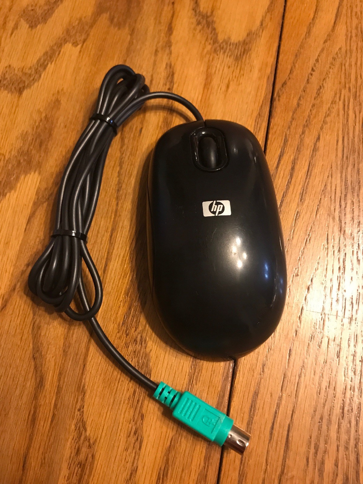 Genuine HP (M60PB) PS/2 Wired Black Computer Optical Mouse Only Ships N 24h