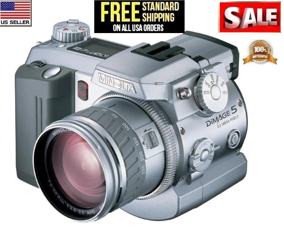 Minolta Dimage 5 3MP Digital Camera w/7x Optical Zoom
