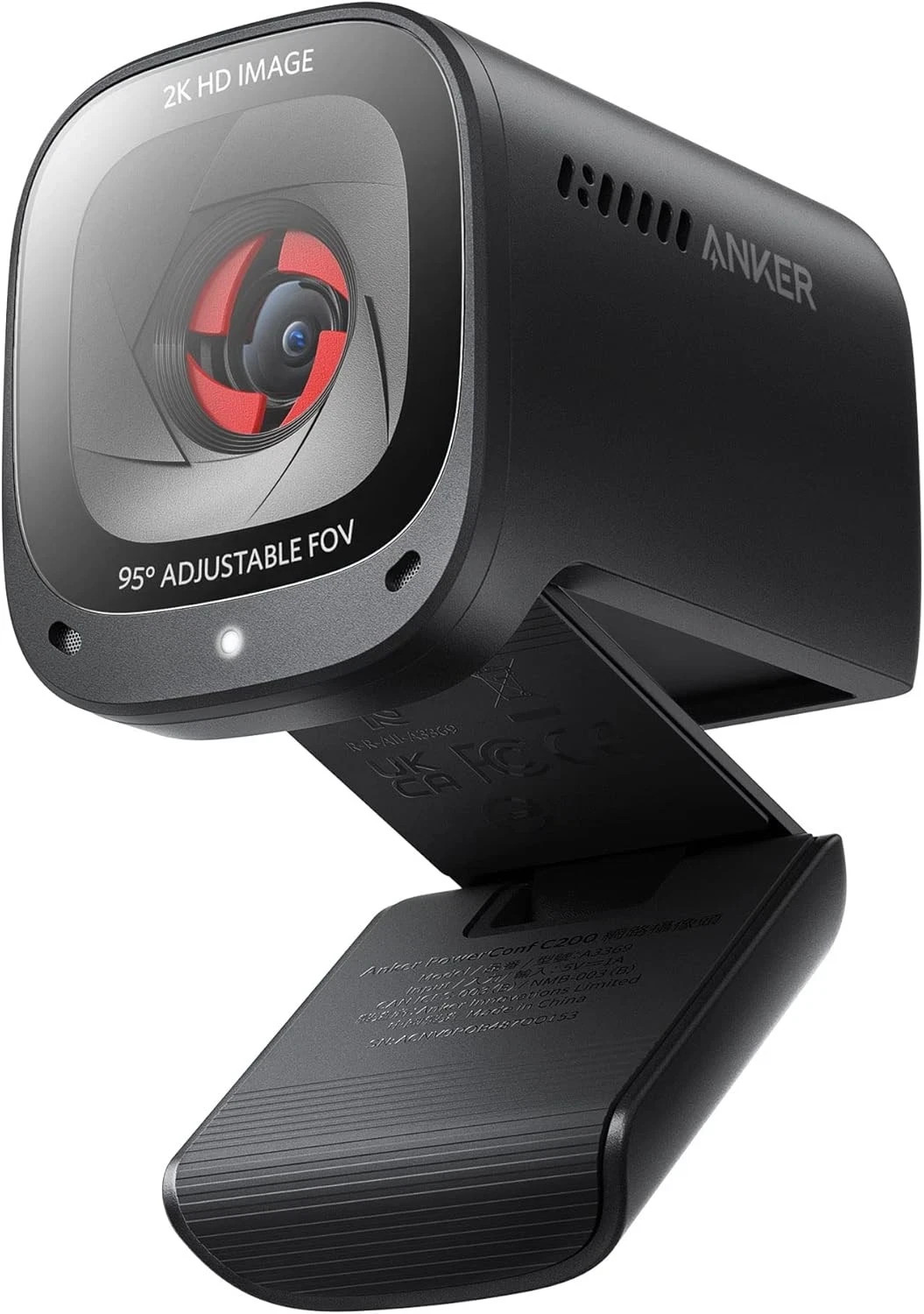 Anker PowerConf C200 2K Compact Webcam Noise Reduction TA0620