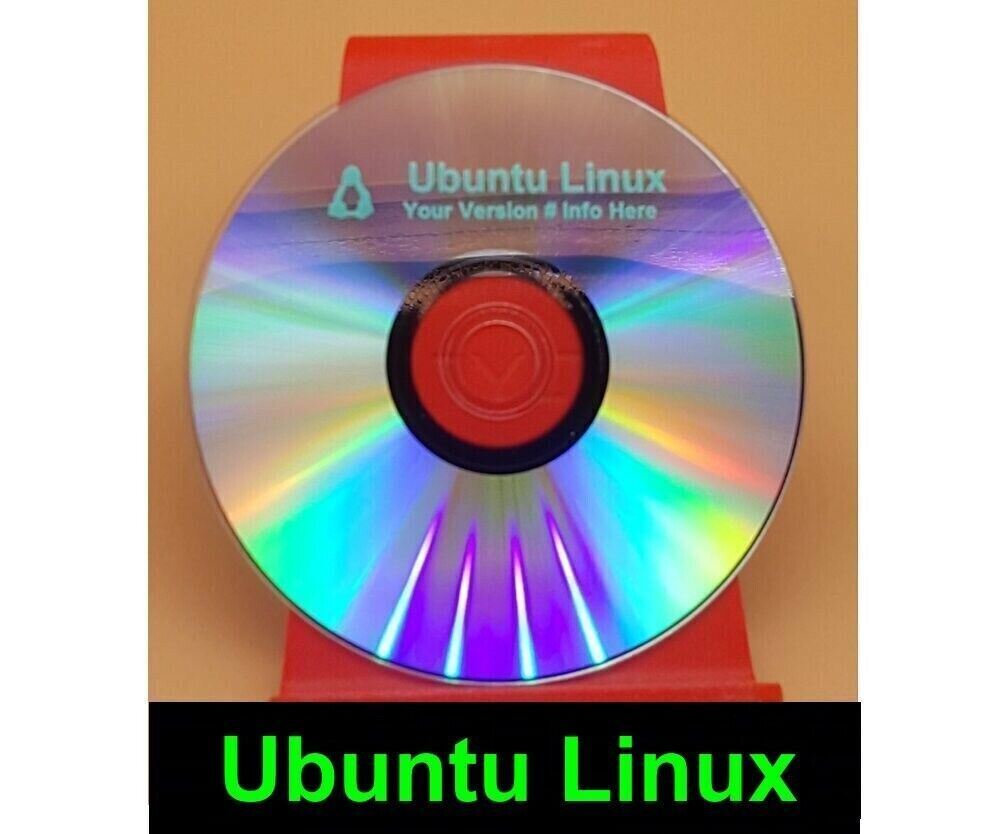 Ubuntu Linux Install DVD CD 64bit (all versions) - LTS Live Bootable Desktop USA