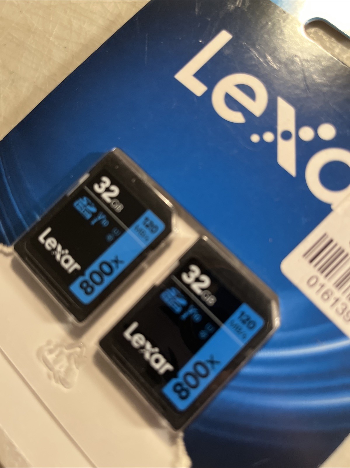 Lexar 2 Pack 32GB (64GB Total) MicroSDHC UHS-I Memory Cards Brand New 