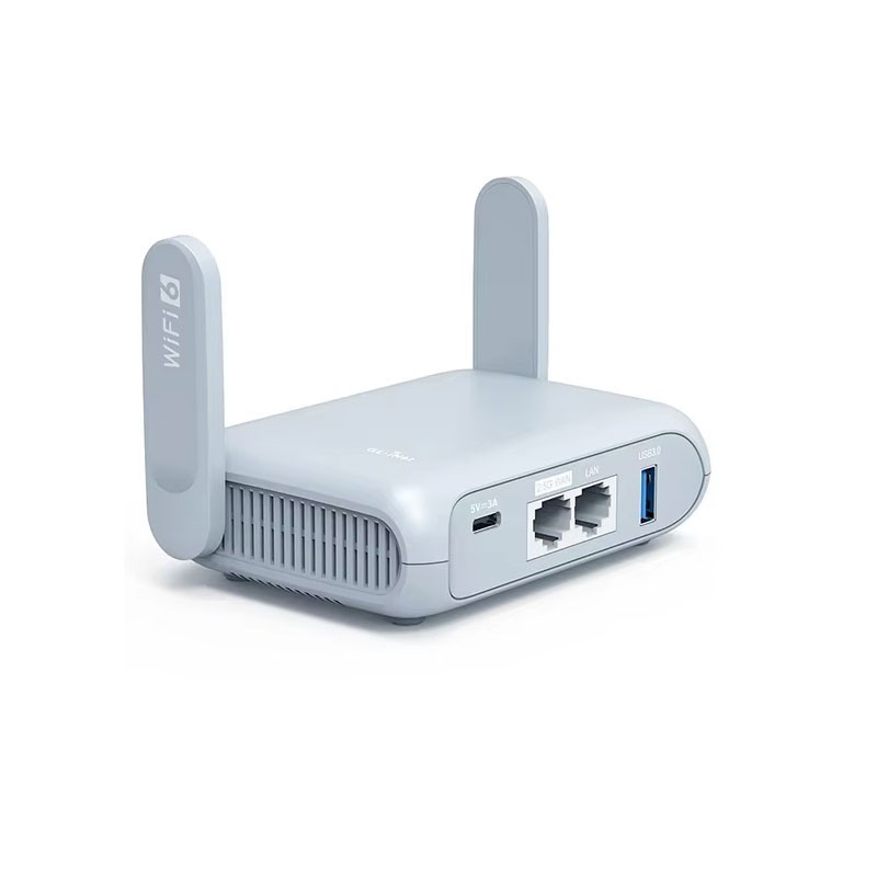 GL.iNet GL-MT3000 Beryl AX Wifi 6 Router Home Travel Router w/2.5G Port + Power
