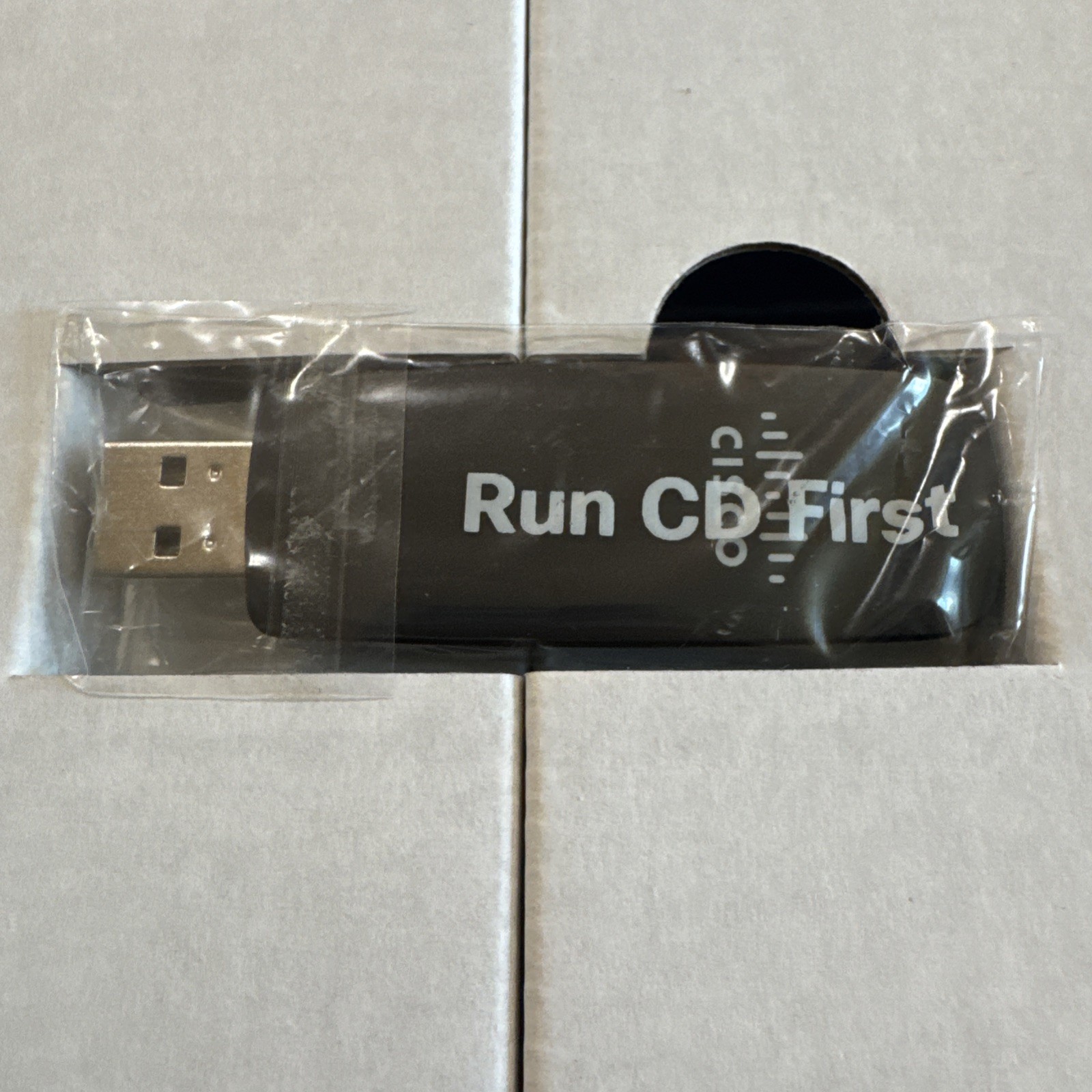 Cisco Linksys AE1200 High Performance Wireless-N USB Adapter Open Box CD within