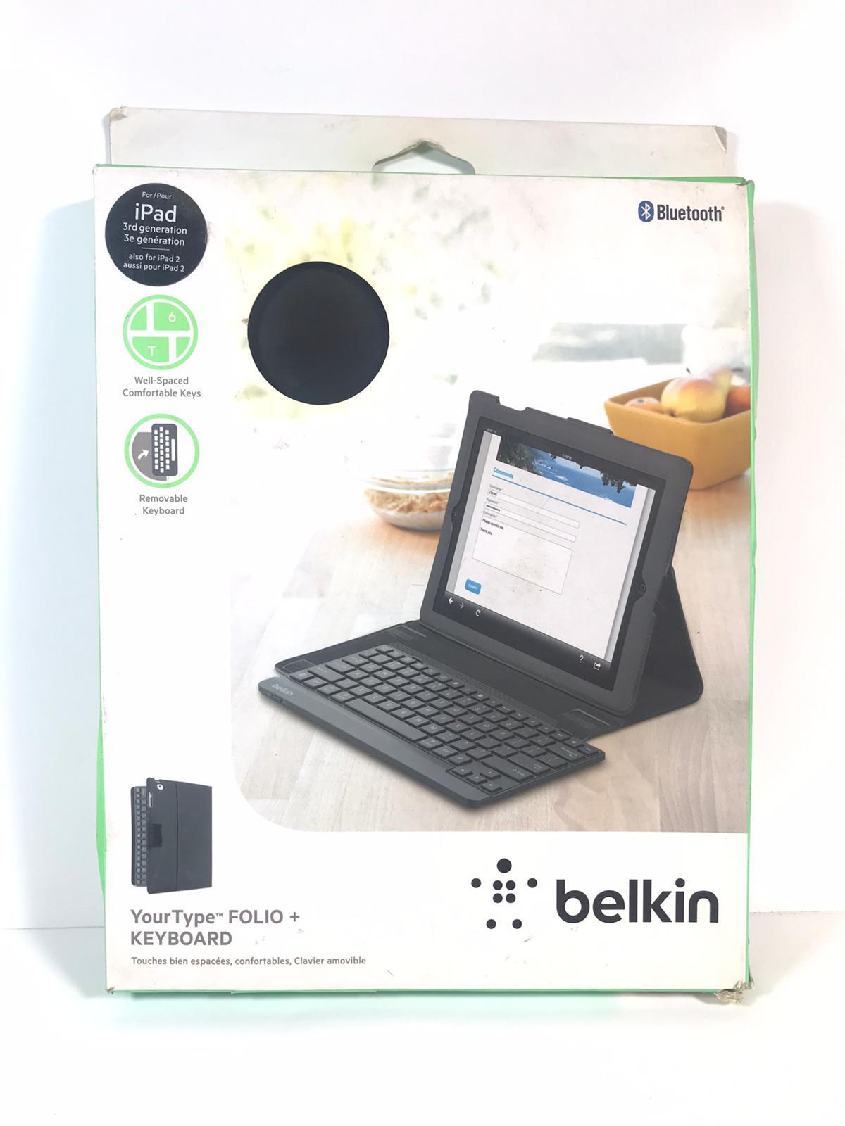 Belkin F5L114 YourType Folio Keyboard - Black
