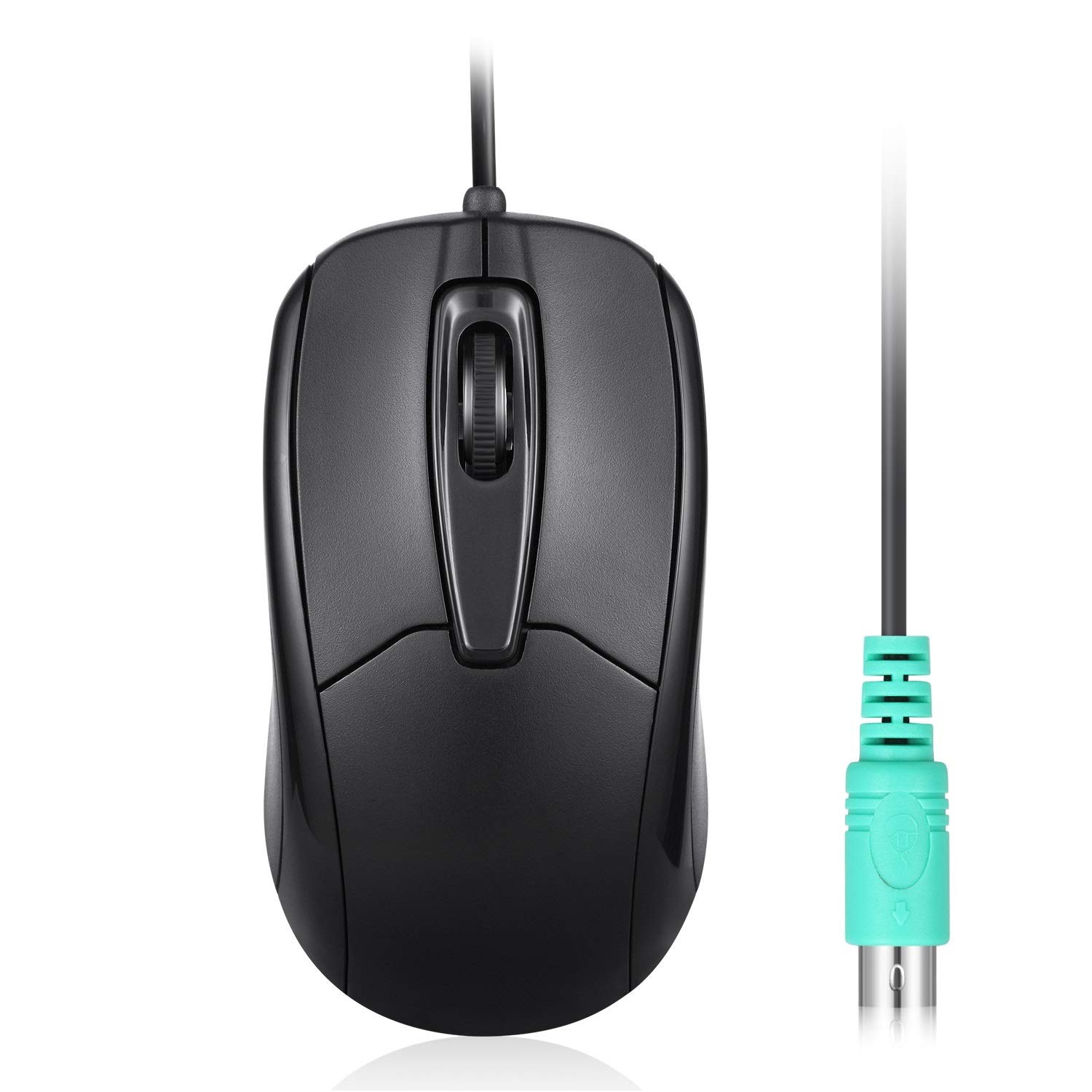 Perixx PERIMICE-209P PS/2 Wired Mouse 1000 DPI 3-Button Black Japan Import