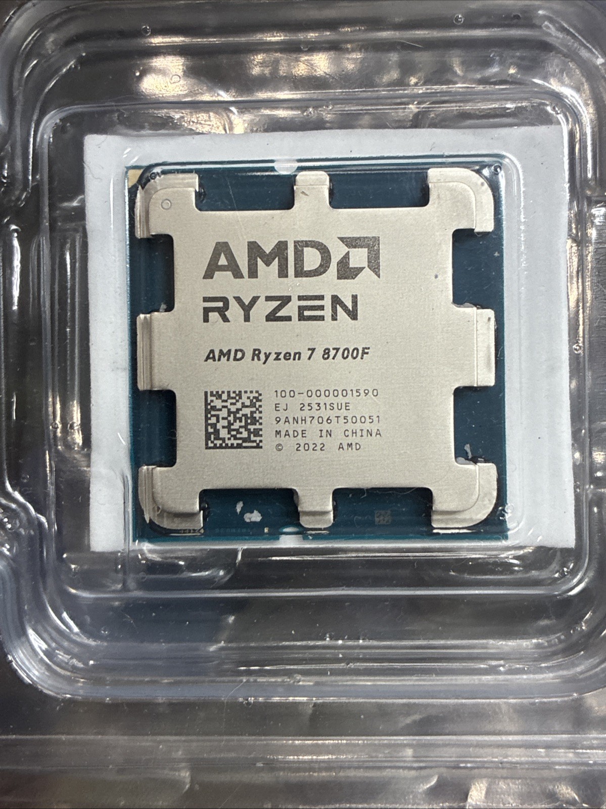 Ryzen 7 8700F New AMD Socket AM5 4.10GHz 8Core/16Thr L3 16MB 65W CPU Processor
