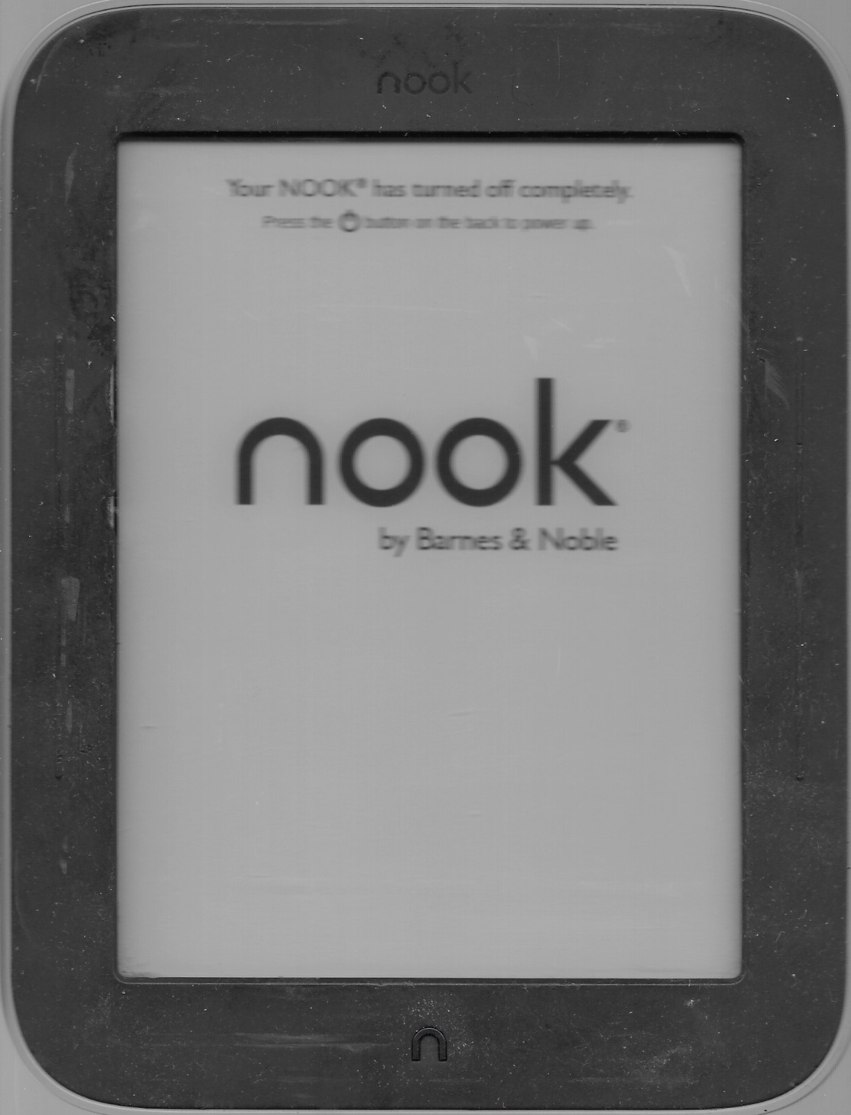 Barnes & Noble Nook Simple Touch E-Reader 6" Wi-Fi Model: BNRV300 Black Works