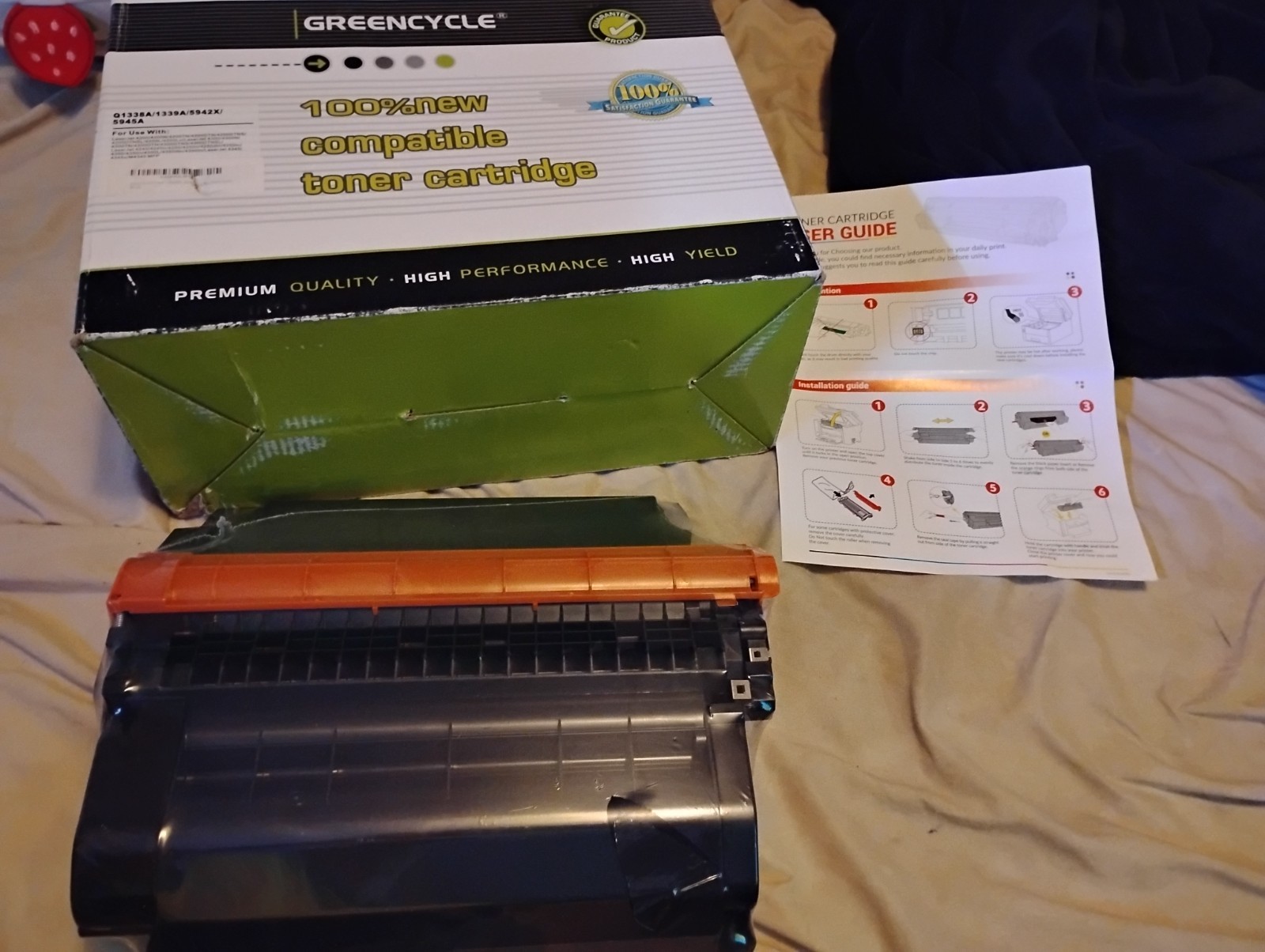 GreenCycle Toner Cartridge Compatible Laser Jet Q1338A Q1339A Q5942X Q5945A  New