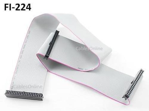 CablesOnline 24 inch 40-Pin / 40-Wire IDE Dual Drive Flat Ribbon Cable,  FI-224