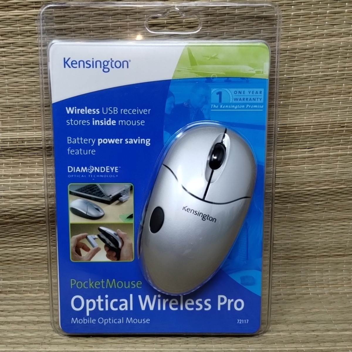 Kensington PocketMouse Pro Wireless Compact Travel USB Mouse - PC/Mac Sealed New