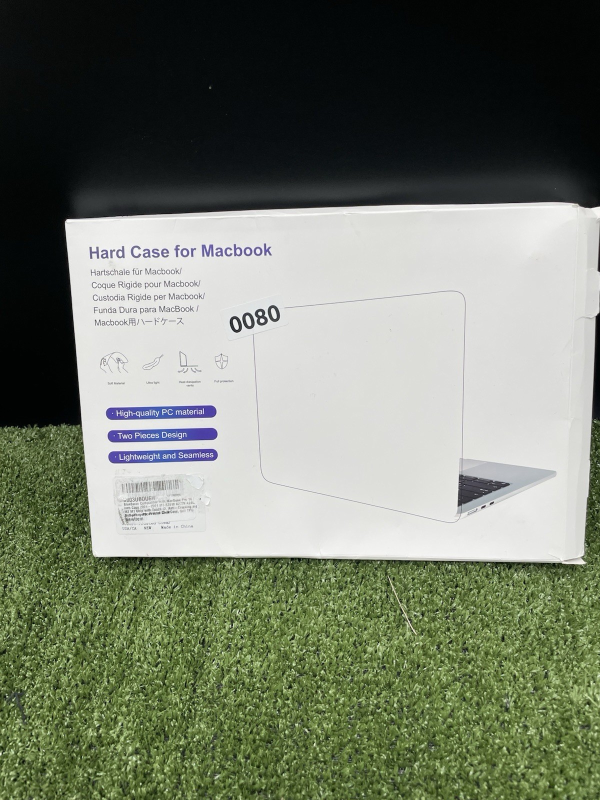 BlueSwan Hard Case MacBook Air 13.6 Inch A2681 Frosted Clear New Open Box