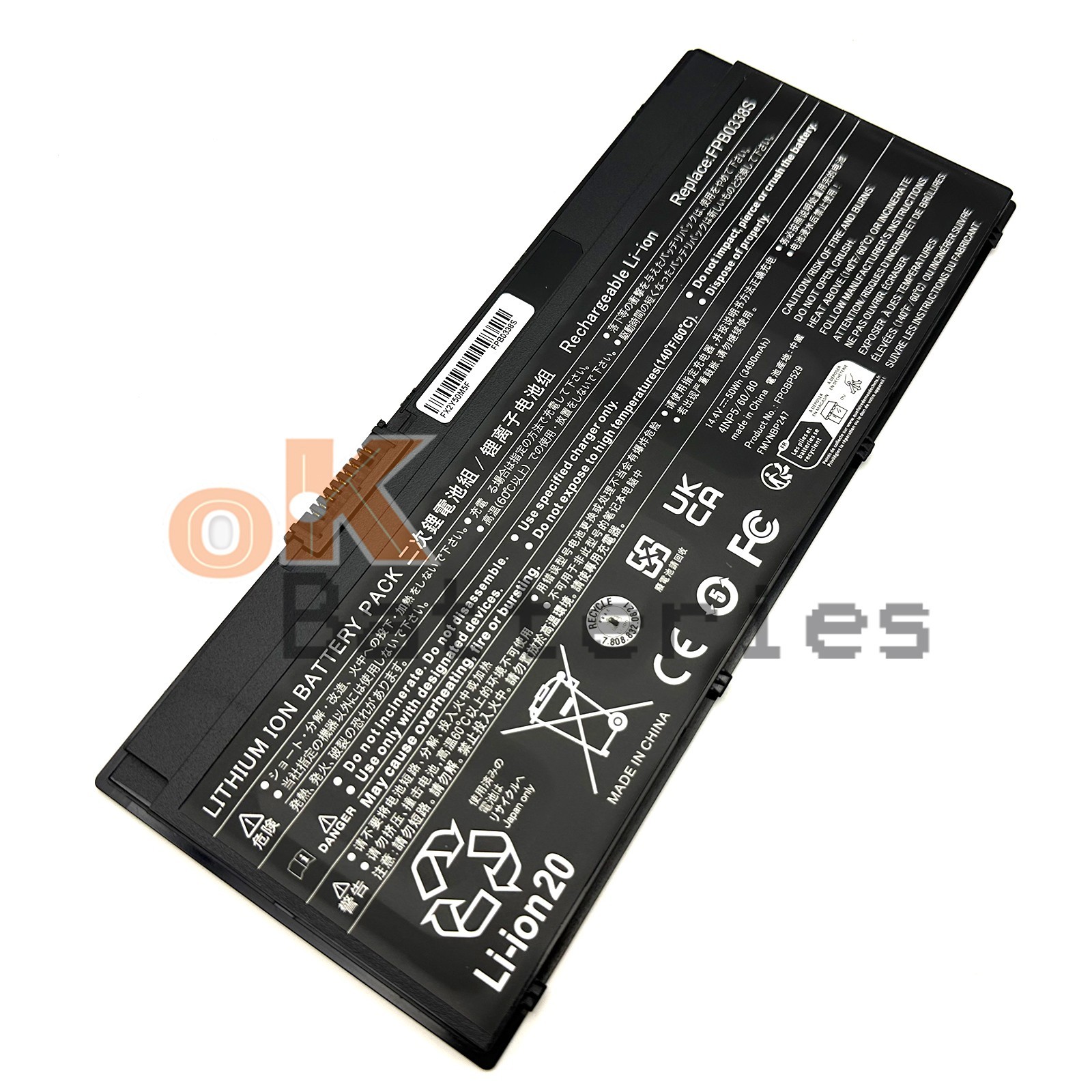 New FPB0338S FPCBP529 Laptop Battery for Fujitsu LifeBook U747 U748 U757 U758