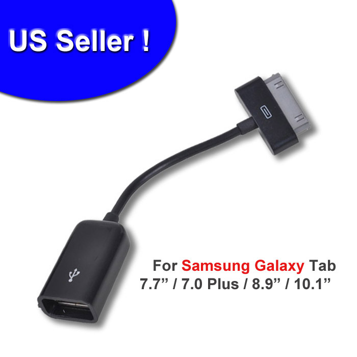 Lot 40X Female USB Host OTG Power Adapter Cable Samsung Galaxy Tab 2 7.0"/10.1"