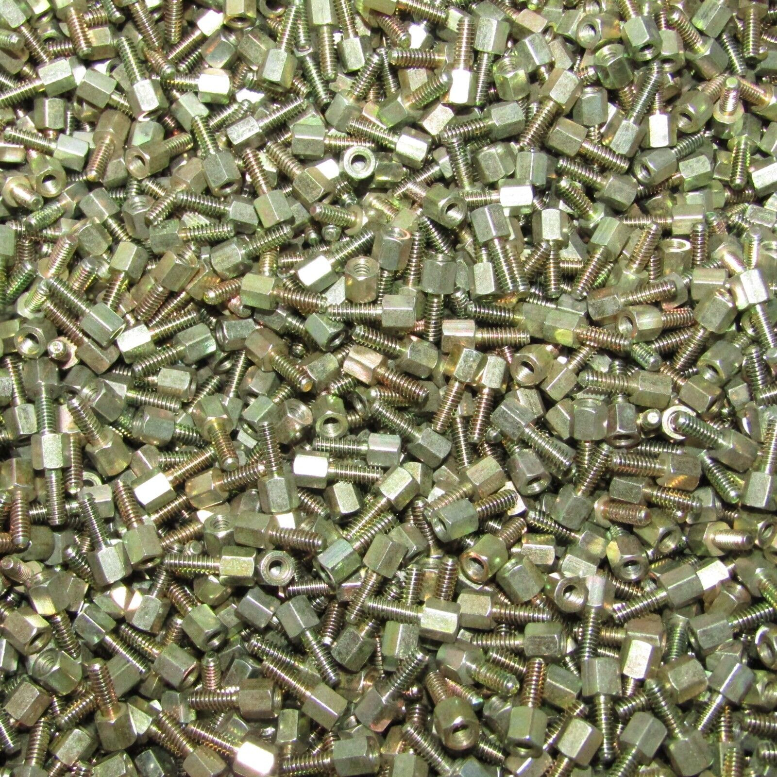 ( 50 PCS )  4-40 Jack Screw Standoffs Hex D-Sub VGA DVI DB9 NOS Amatom