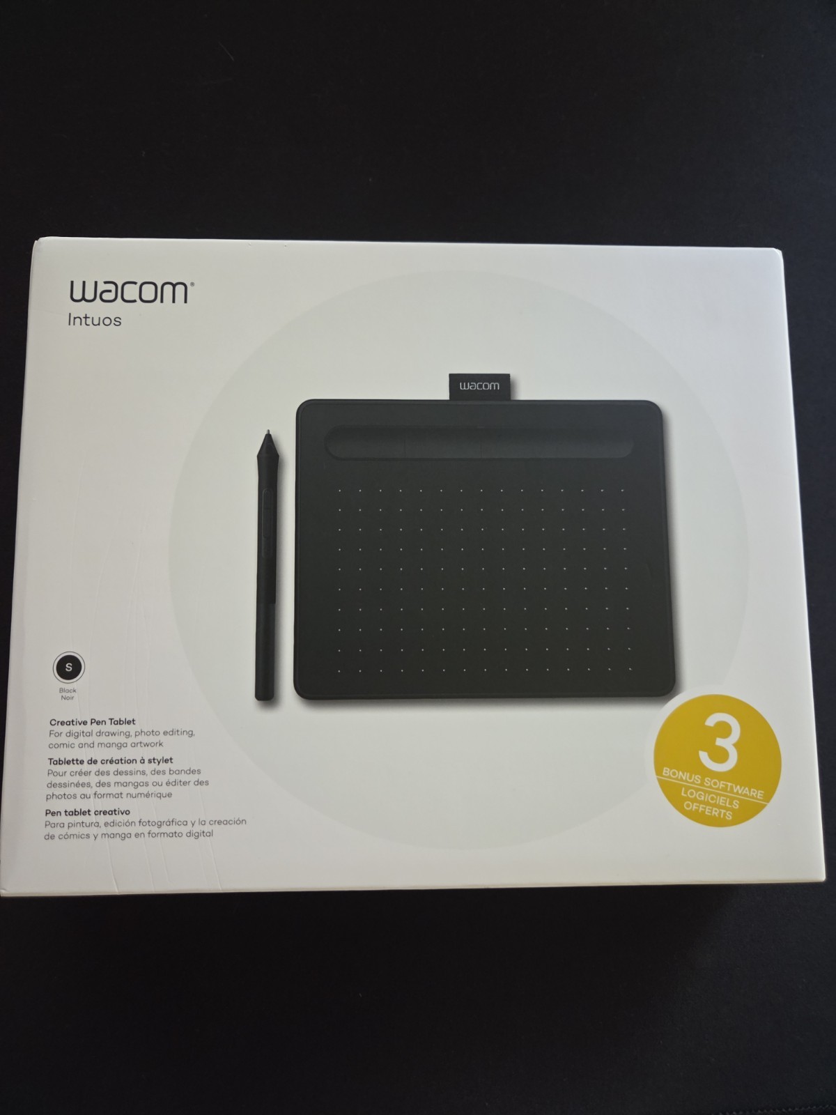Wacom Intuos CTL-4100 Small Drawing Tablet - Black