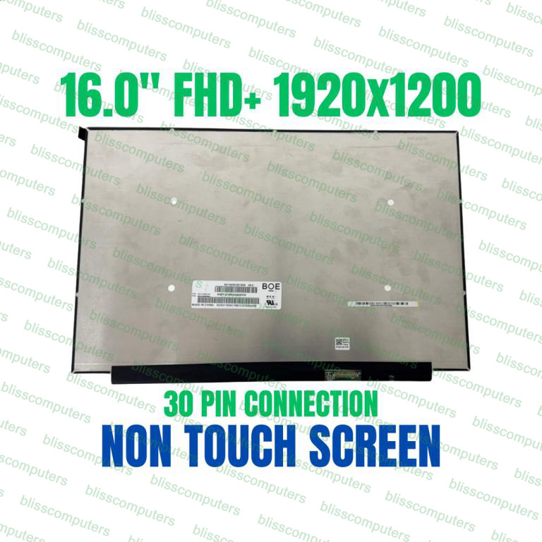 B160UAN04.5 IPS Display Replacement Panel Matrix 16.0" Laptop LCD