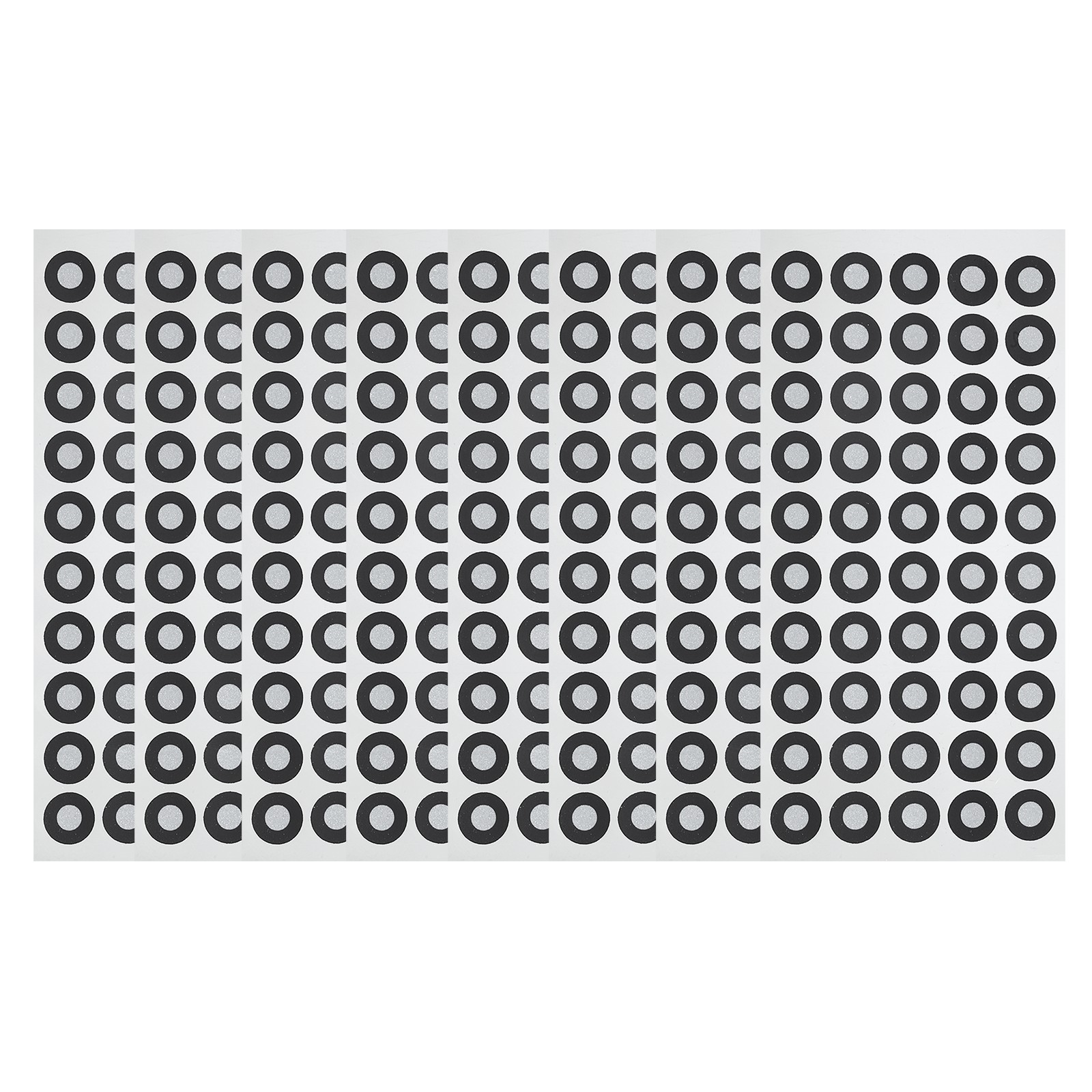 400Pcs, Inner 5mm Outer 10mm Round High Reflective 3D Scanning Marker