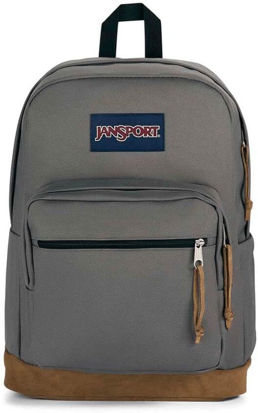 JanSport Right Pack Backpack - Durable Daypack with One Size, Graphite Grey 