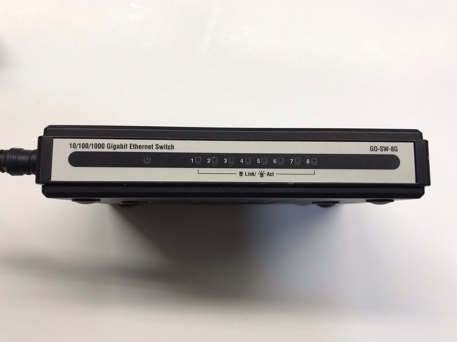 D-LINK G0-SW-8G 8 PORT GIGABIT ETHERNET SWITCH & POWER SUPPLY 