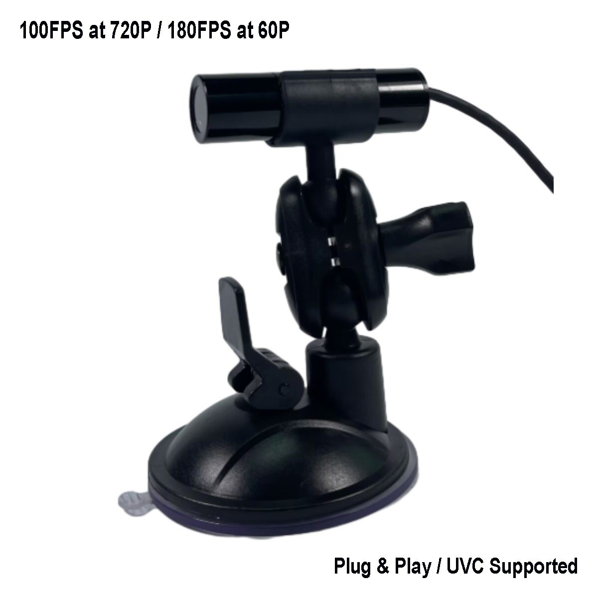100FPS USB Camera 720P Global Shutter UVC for Microscope Endoscope Inspection