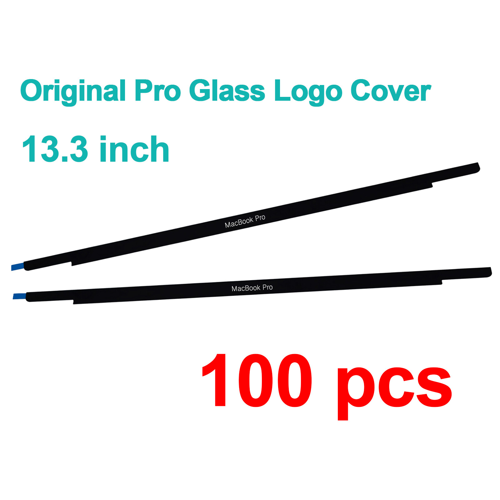 100PCS Front Glass Bezel Logo Cover for MacBook Pro 13" A1989 A2159 A2289 A2251