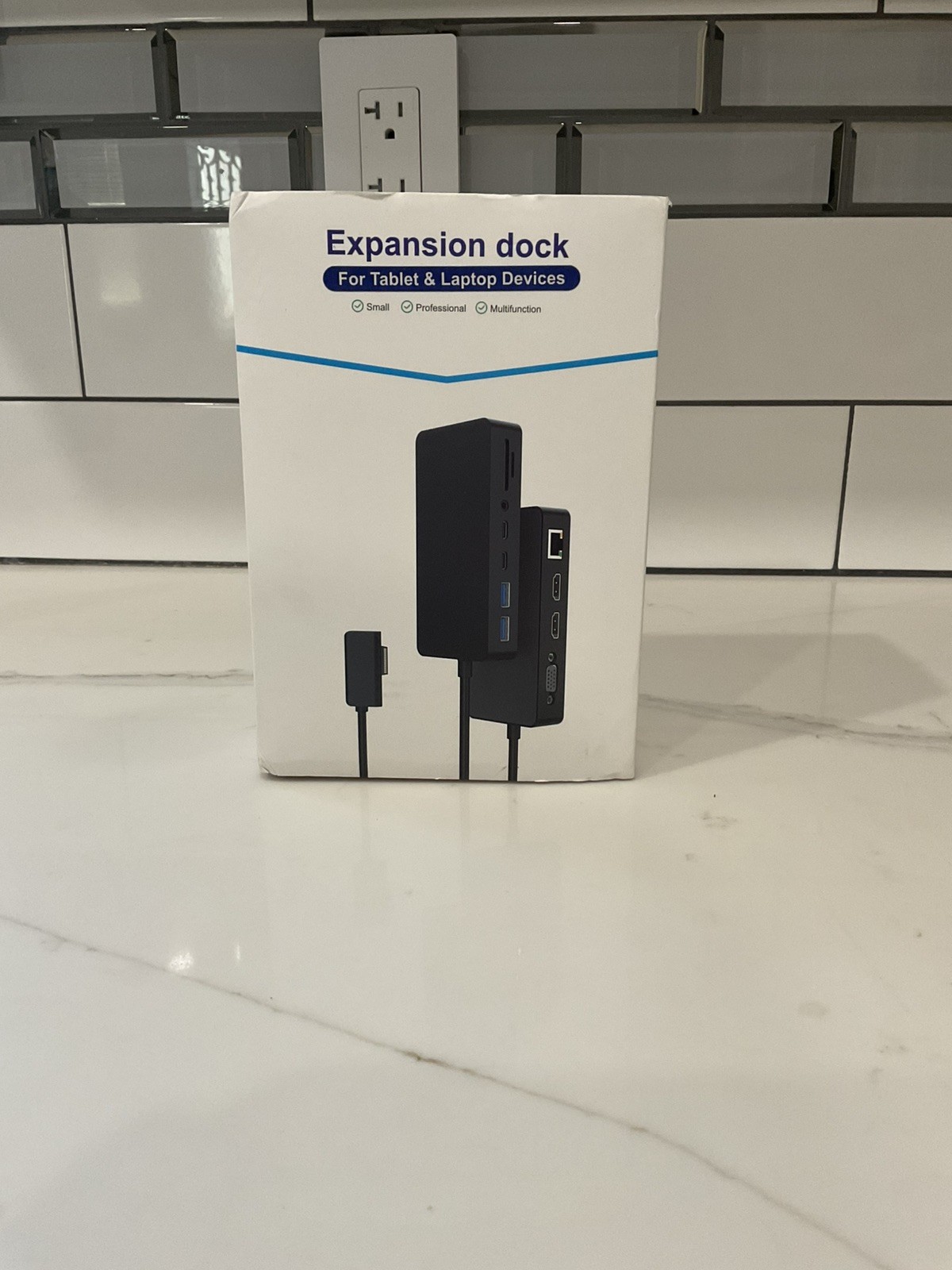 Surface Expansion Dock Triple Display, 12-in-1, Dual 4K HDMI+VGA For Surface Pro