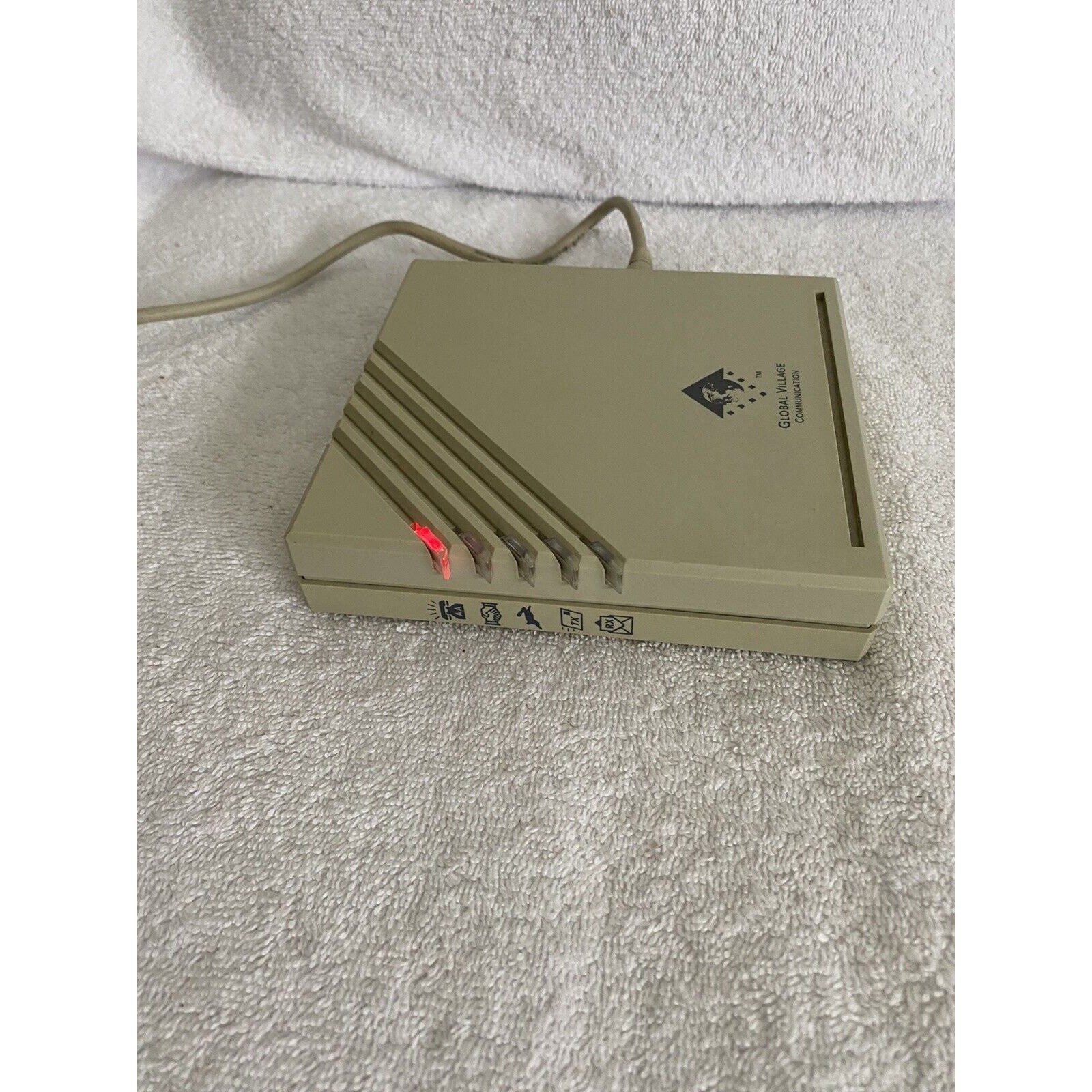 Global Village Communication Model A800 Teleport/Gold Fax Modem With Adapter